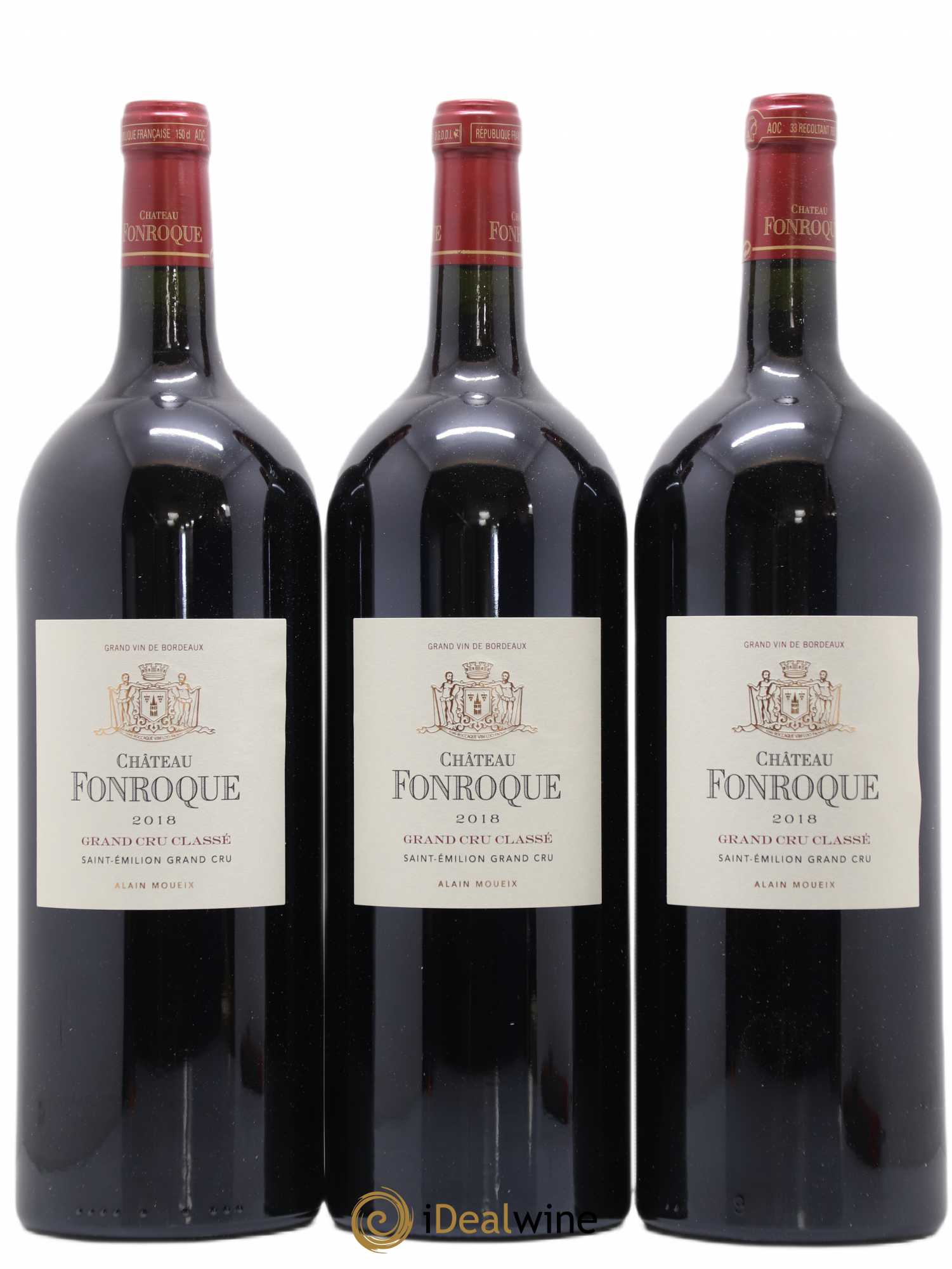 Château Fonroque Grand Cru Classé 2018 - Lot de 3 magnums - 0