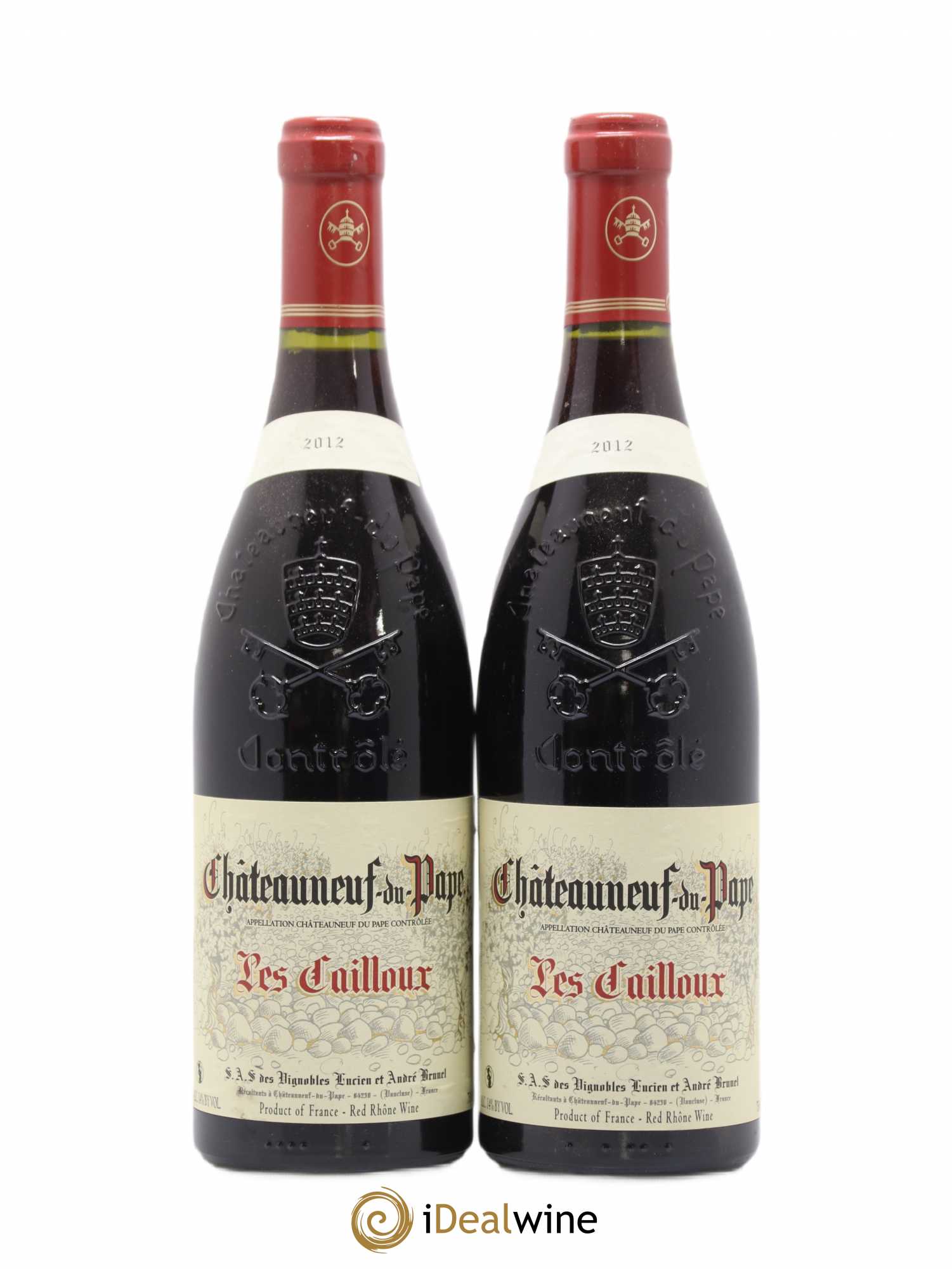 Châteauneuf-du-Pape Les Cailloux André Brunel Le Sang Des Cailloux 2012 - Lot de 2 bouteilles - 0