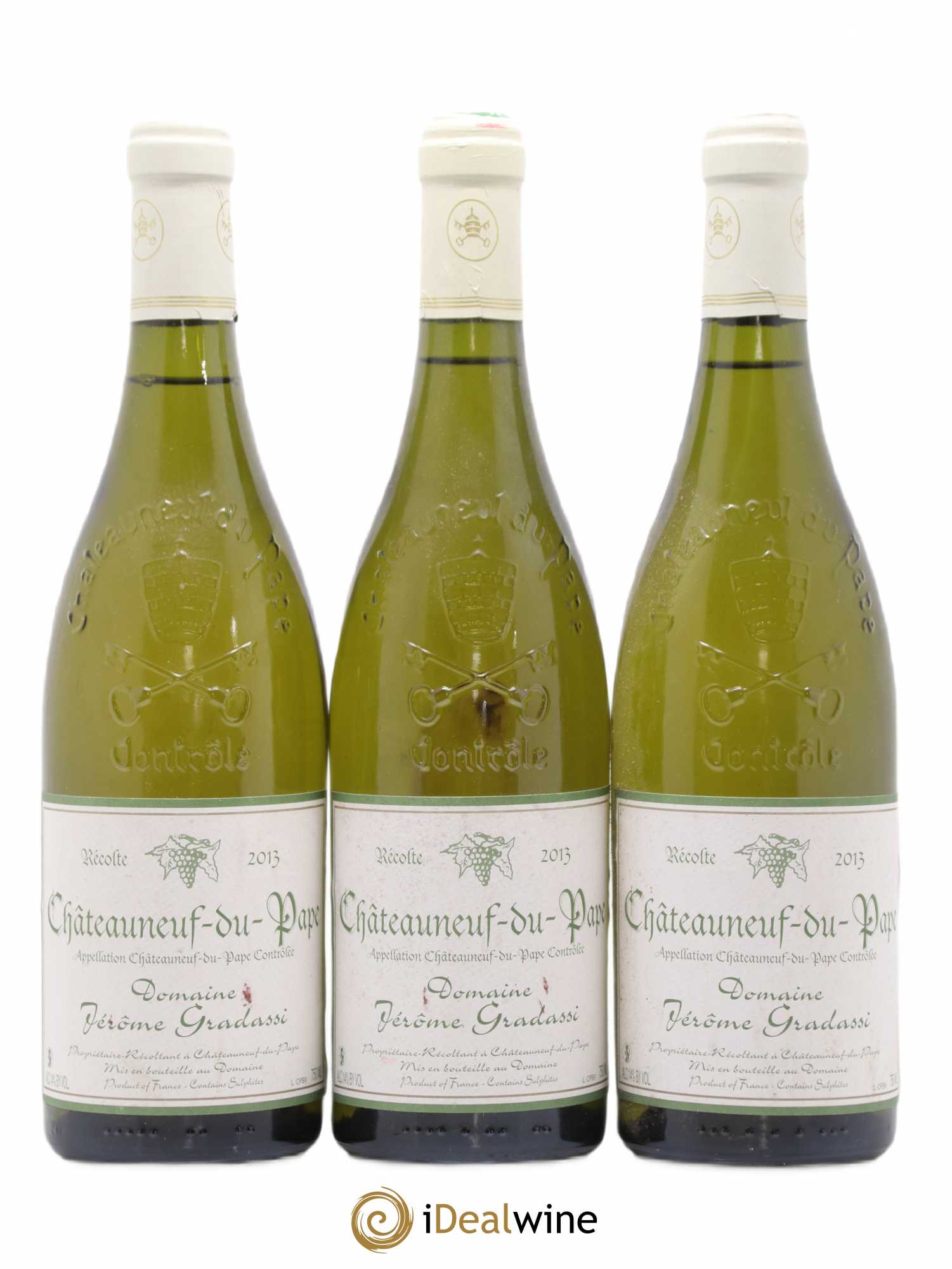 Châteauneuf-du-Pape Jerome Gradassi 2013 - Lot de 3 bouteilles - 0