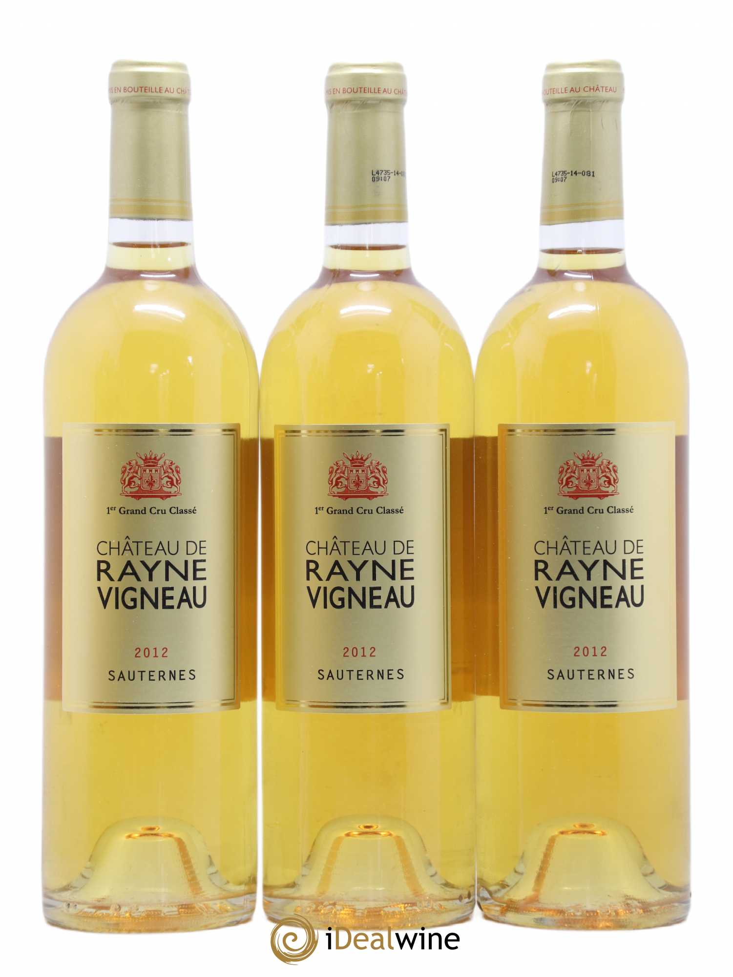 Château de Rayne Vigneau 1er Grand Cru Classé 2012 - Lotto di 6 bottiglie - 1