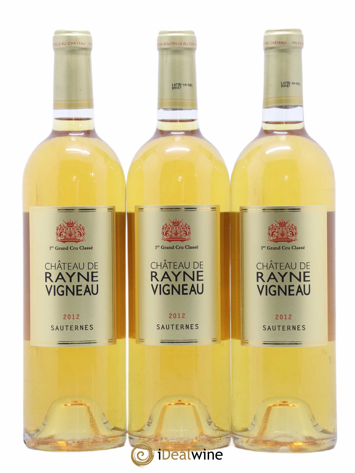 Château de Rayne Vigneau 1er Grand Cru Classé 2012 - Lotto di 6 bottiglie - 2