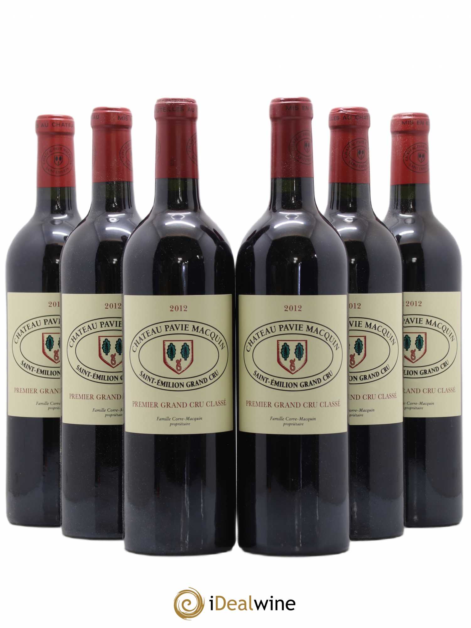 Château Pavie Macquin 1er Grand Cru Classé B 2012 - Lot de 6 bouteilles - 0