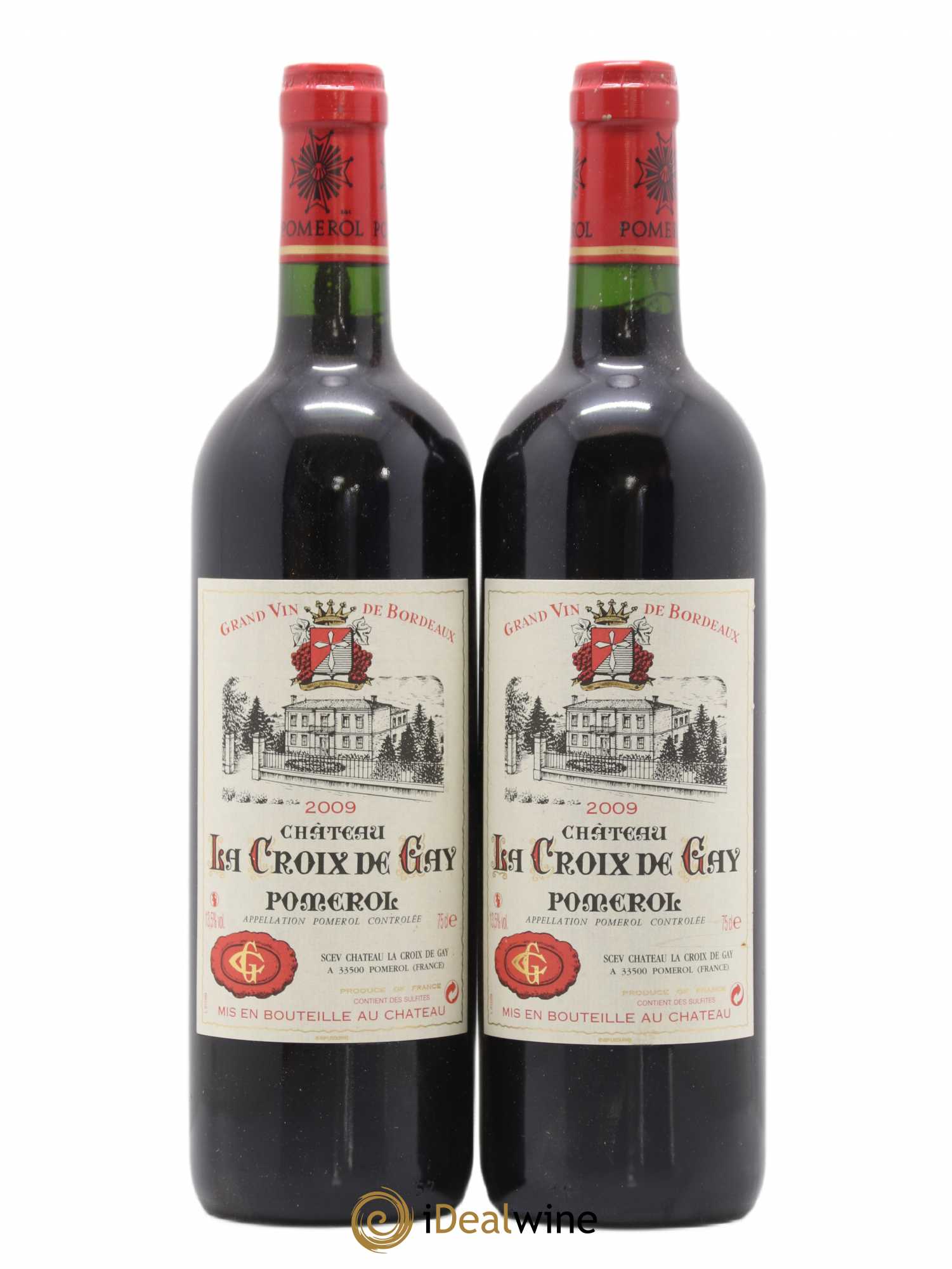 Château la Croix de Gay 2009 - Lot de 2 bouteilles - 0