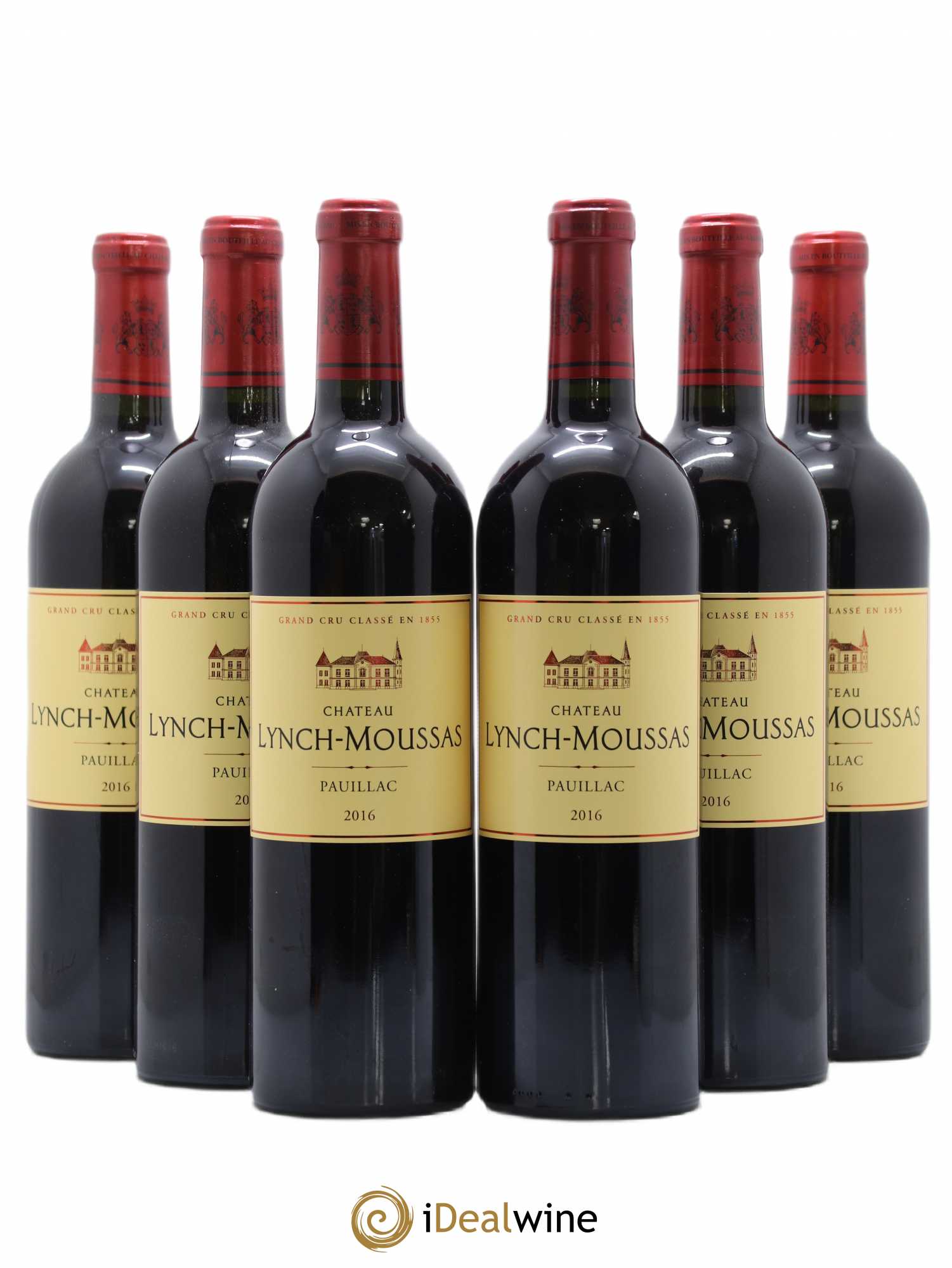 Château Lynch Moussas 5ème Grand Cru Classé 2016 - Lot de 6 bouteilles - 0