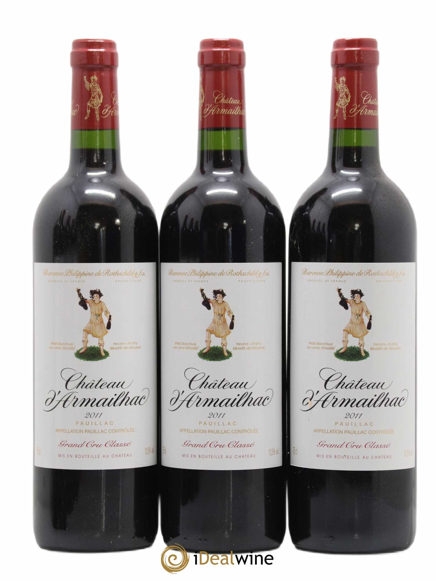Château d' Armailhac - Mouton Baron(ne) Philippe 5ème Grand Cru Classé 2011 - Lot de 6 bouteilles - 2