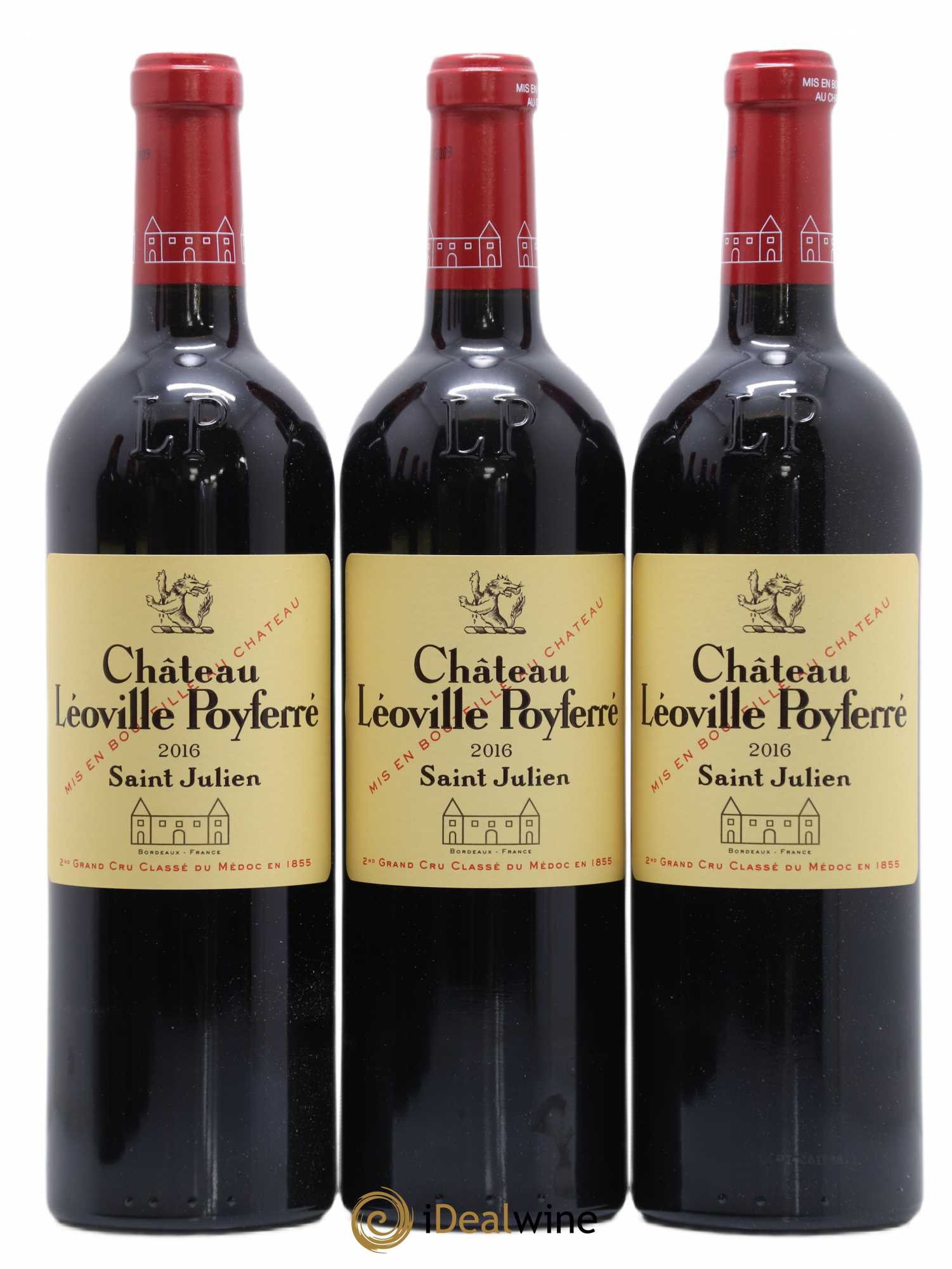 Château Léoville Poyferré 2ème Grand Cru Classé 2016 - Lot de 6 bouteilles - 1