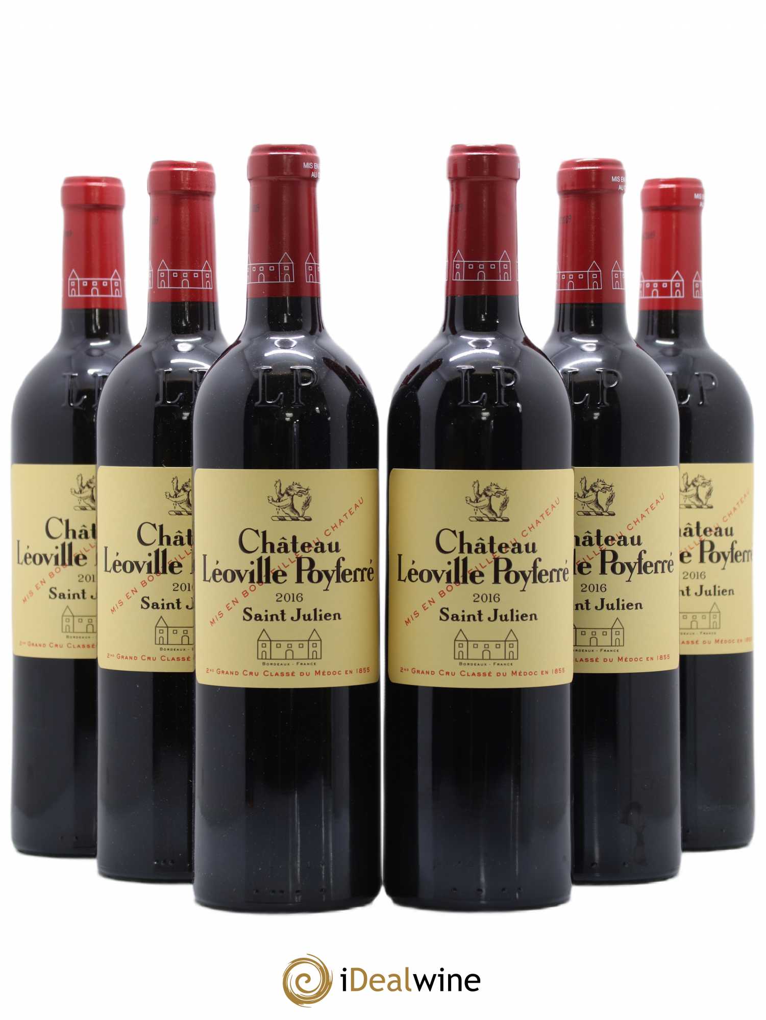 Château Léoville Poyferré 2ème Grand Cru Classé 2016 - Lot de 6 bouteilles - 0
