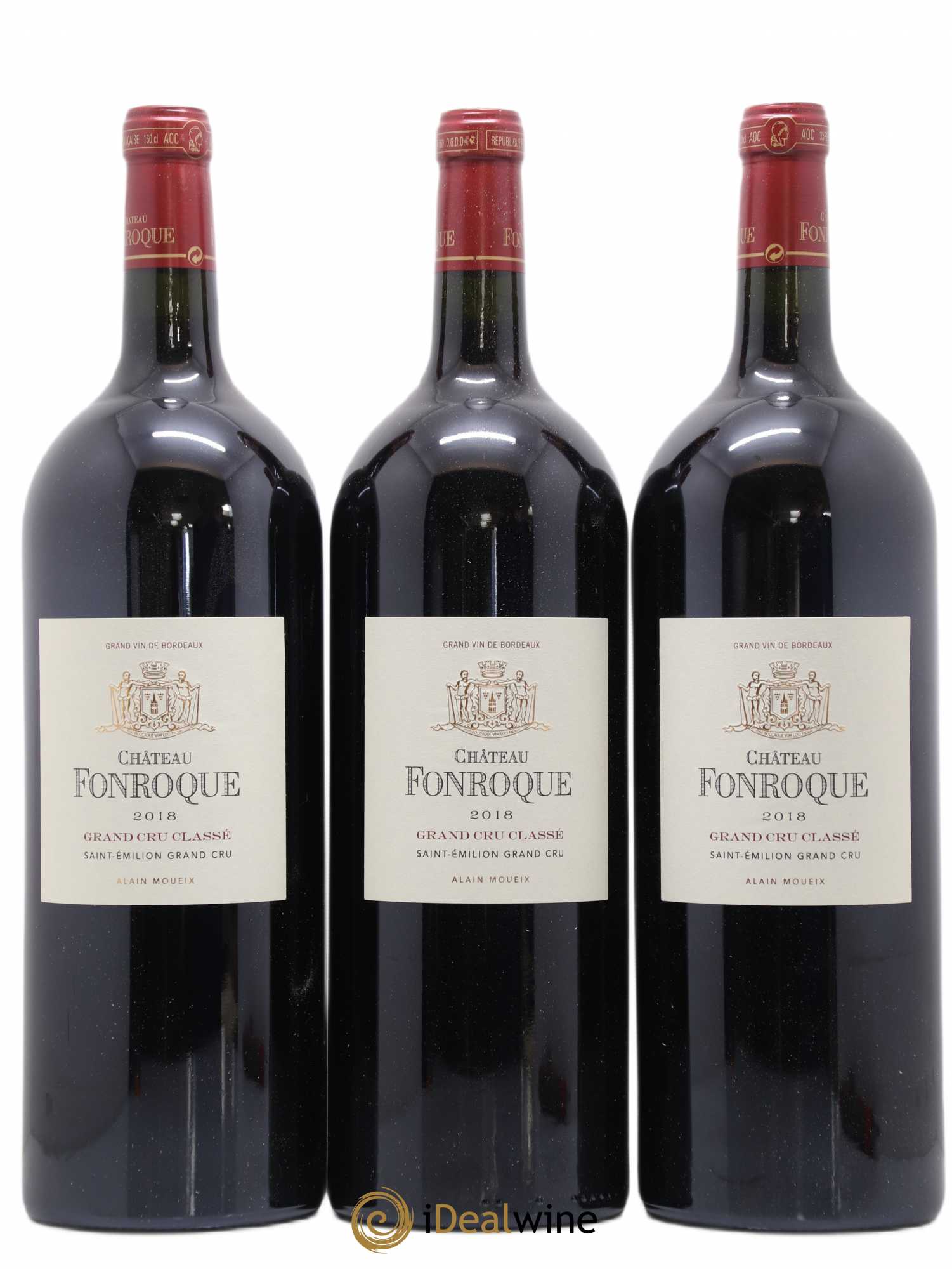 Château Fonroque Grand Cru Classé 2018 - Lot de 3 magnums - 0