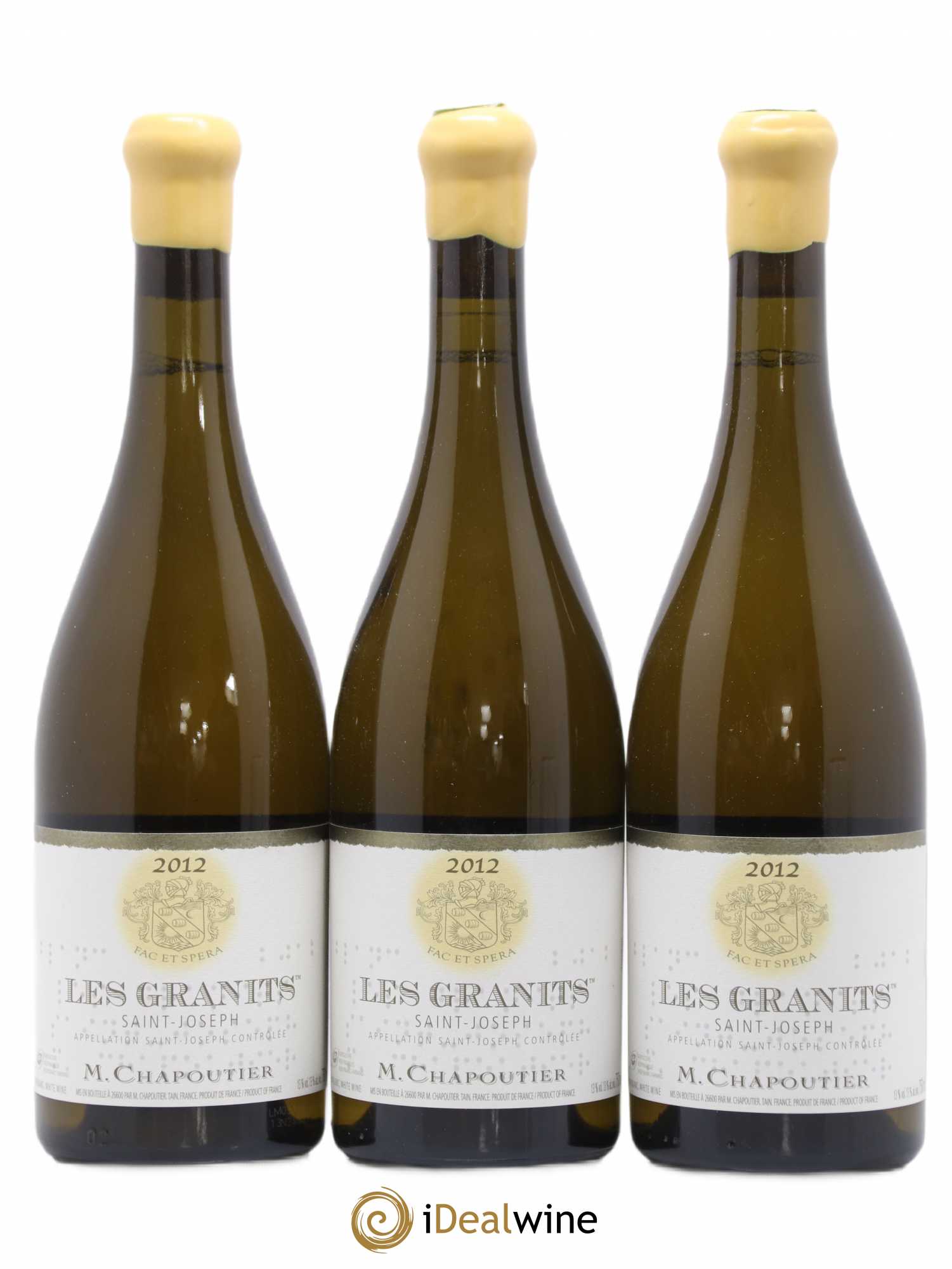 Saint-Joseph Les Granits Chapoutier 2012 - Lot de 3 bouteilles - 0