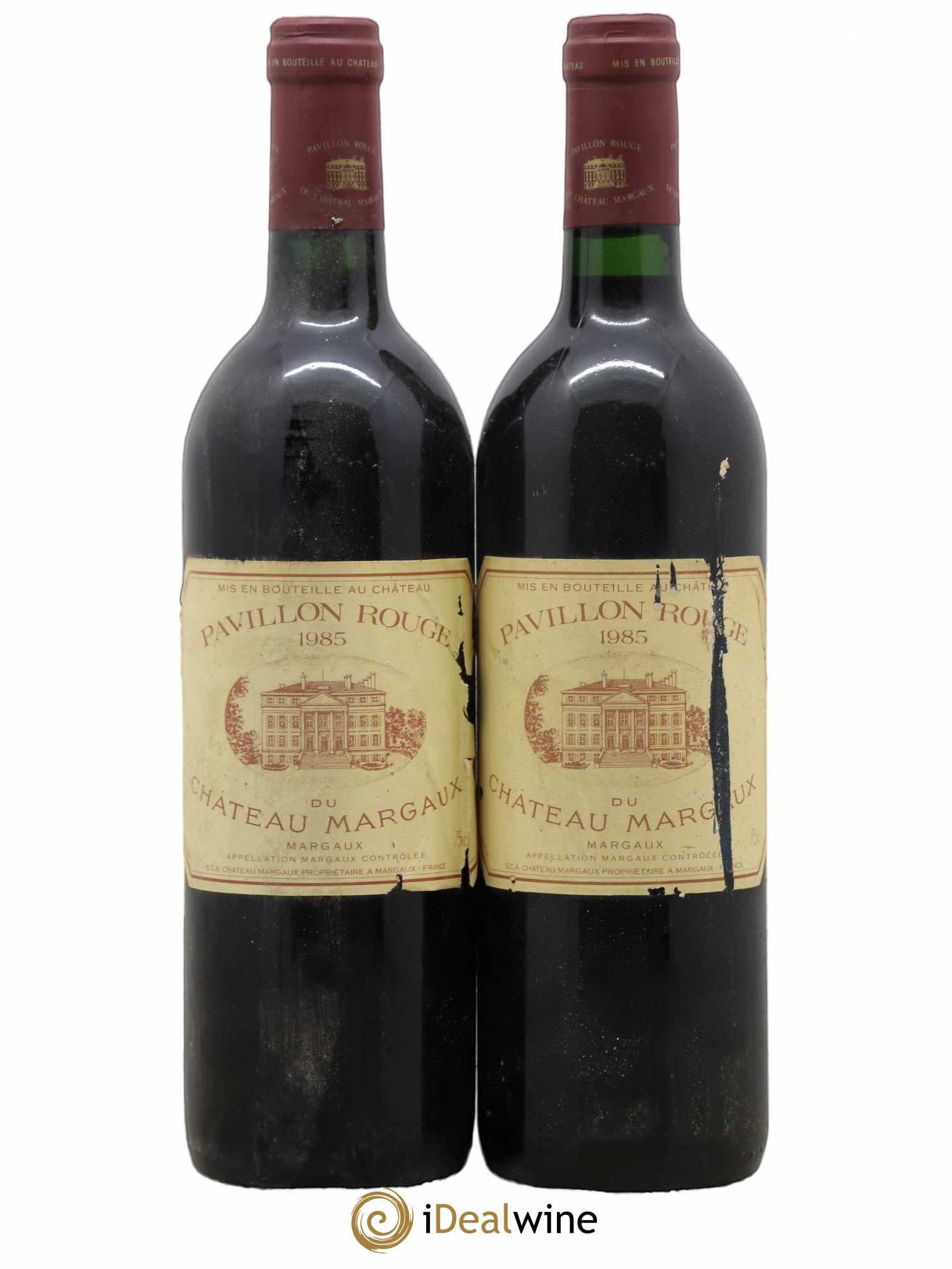 Pavillon Rouge du Château Margaux Second Vin 1985 - Lot de 2 bouteilles - 0