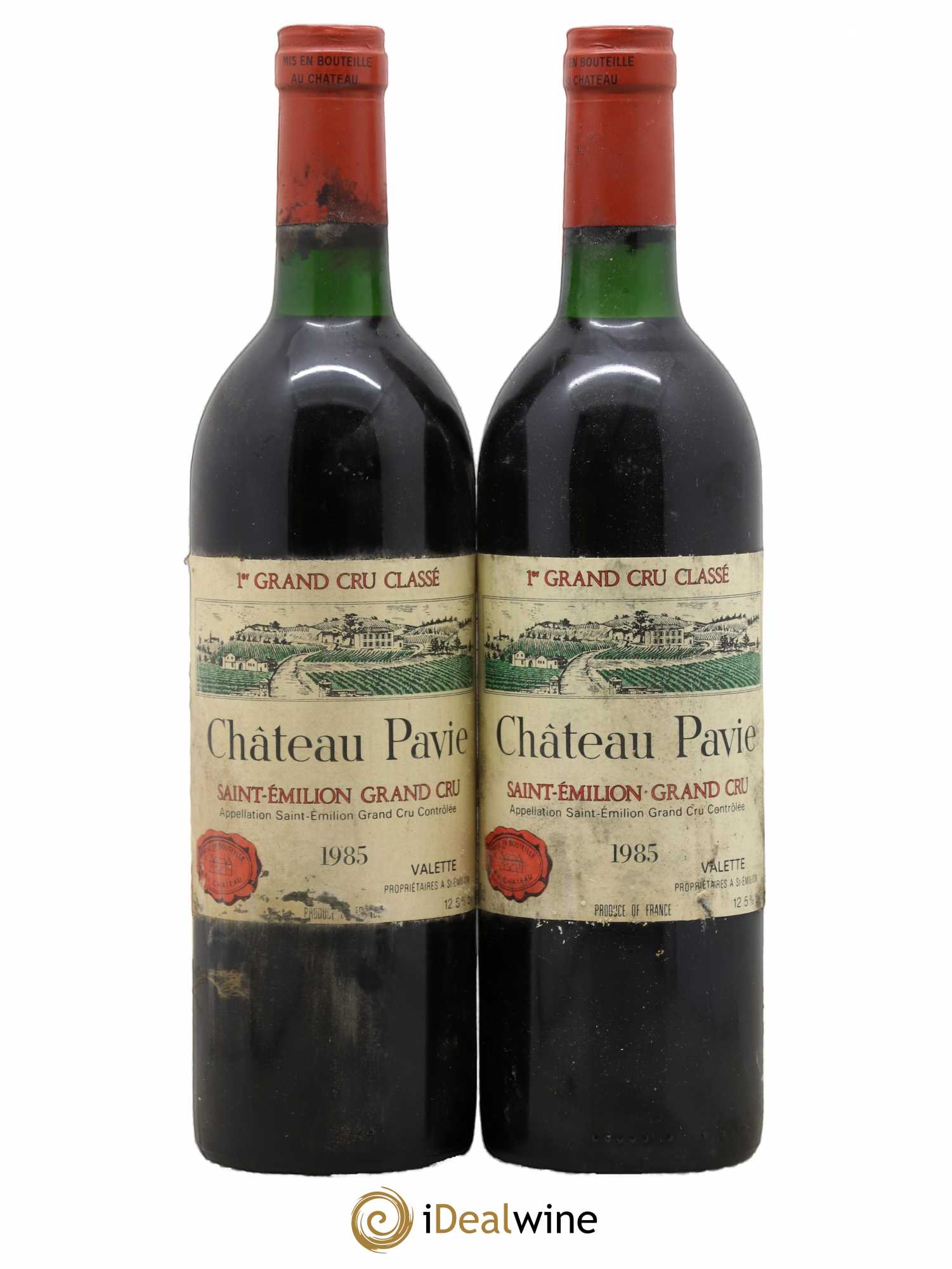Château Pavie 1er Grand Cru Classé A 1985 - Lot de 2 bouteilles - 0