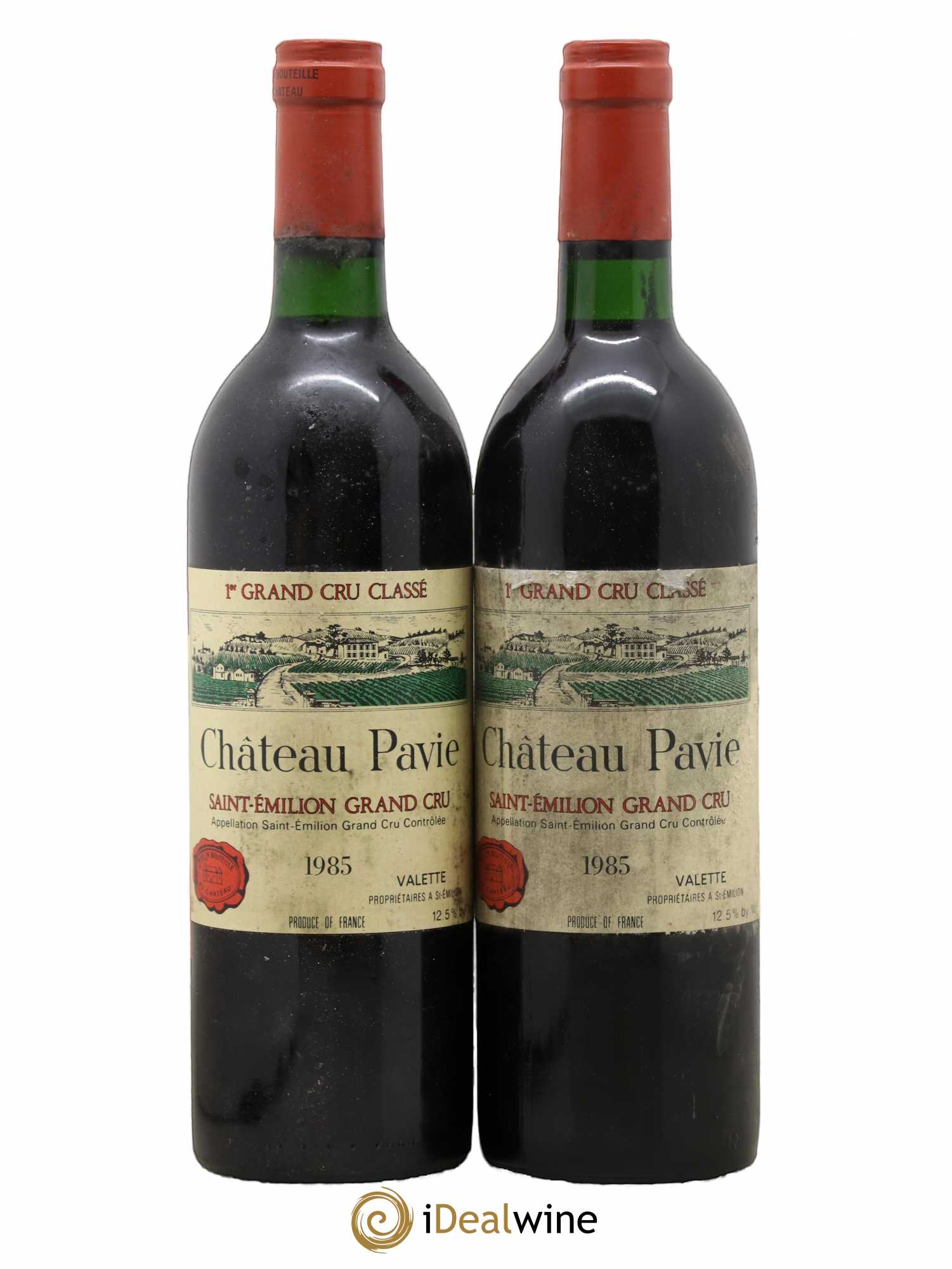 Château Pavie 1er Grand Cru Classé A 1985 - Lot de 2 bouteilles - 0