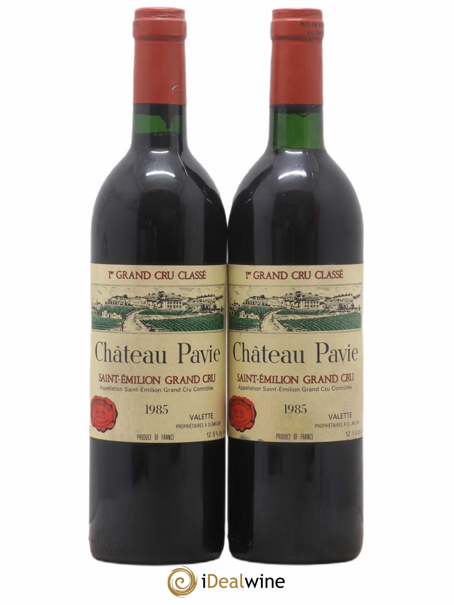 Château Pavie 1er Grand Cru Classé A 1985 - Lot de 2 bouteilles - 0