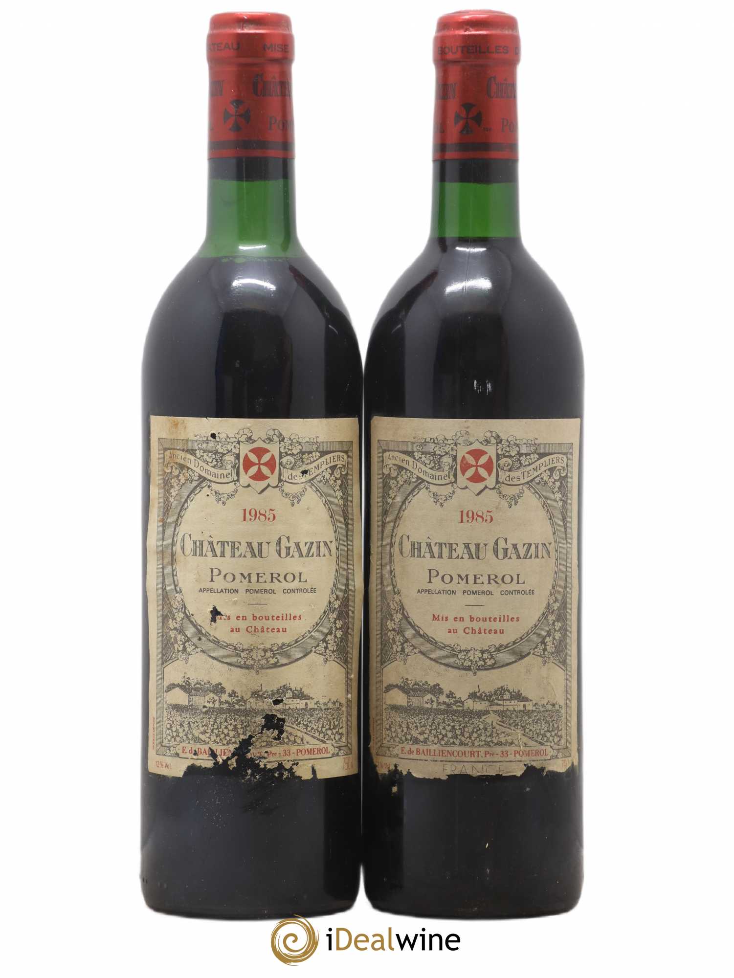 Château Gazin 1985 - Lot de 2 bouteilles - 0