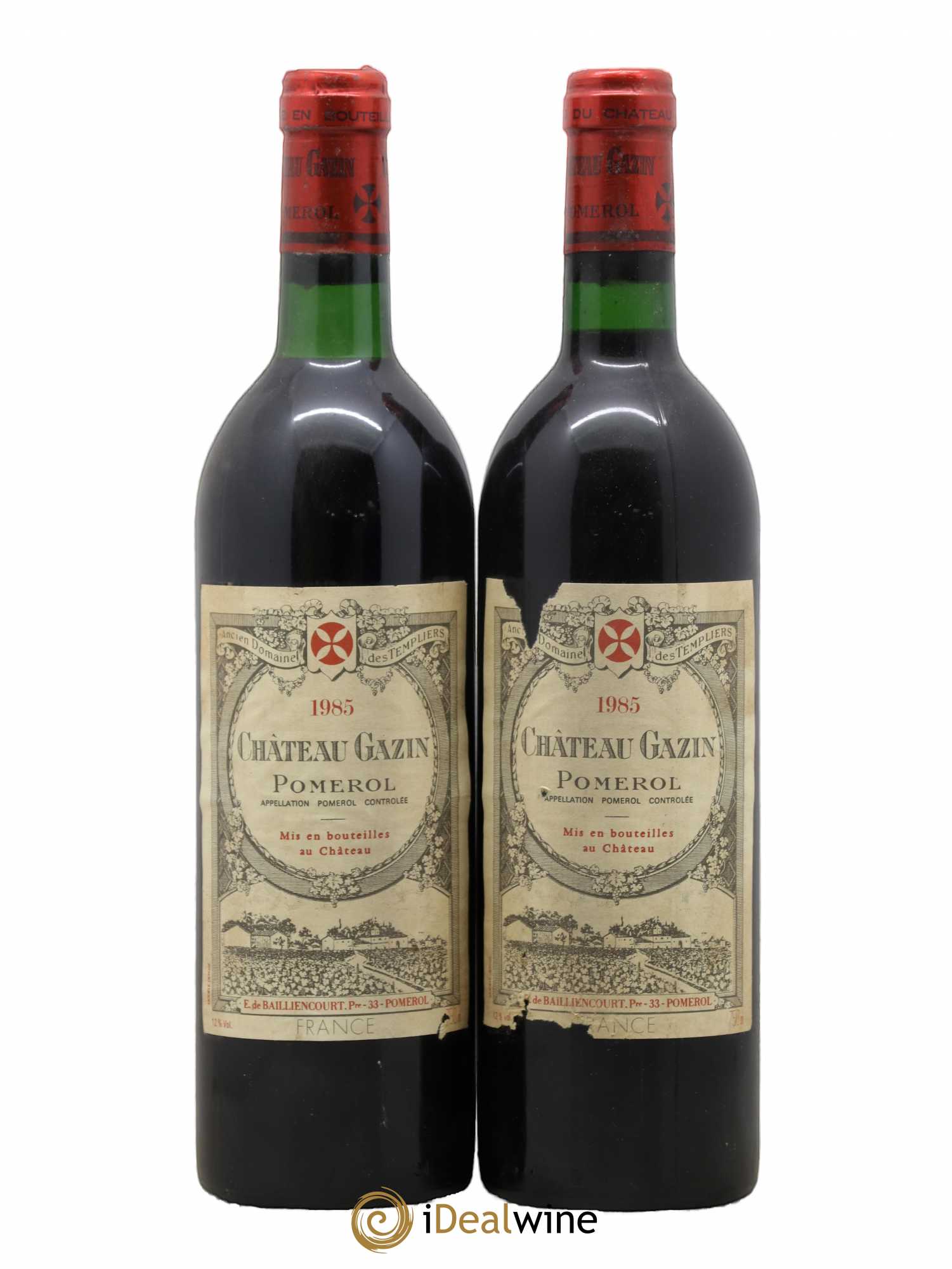 Château Gazin 1985 - Lot de 2 bouteilles - 0