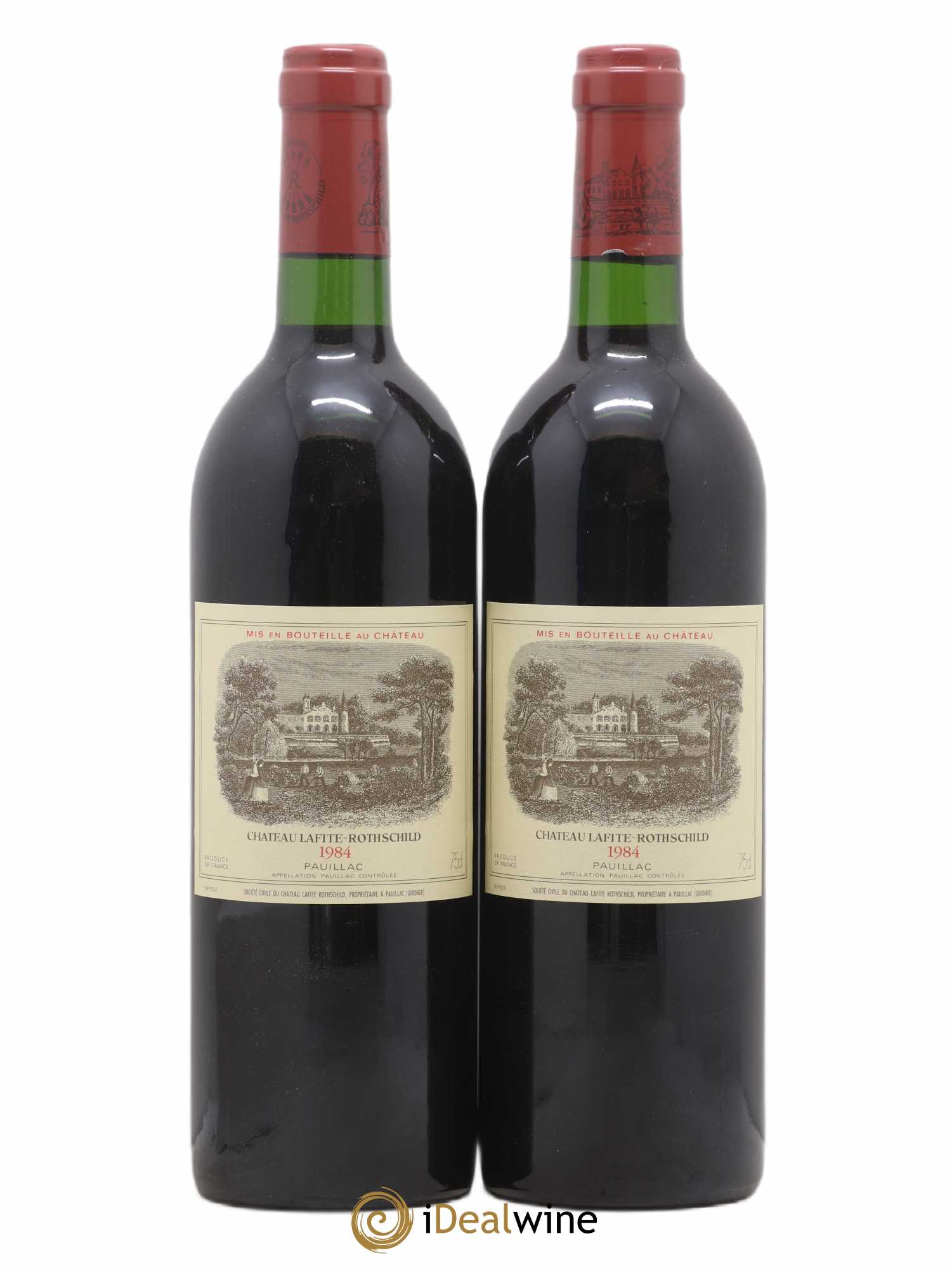 Château Lafite Rothschild 1er Grand Cru Classé 1984 - Lot de 2 bouteilles - 0