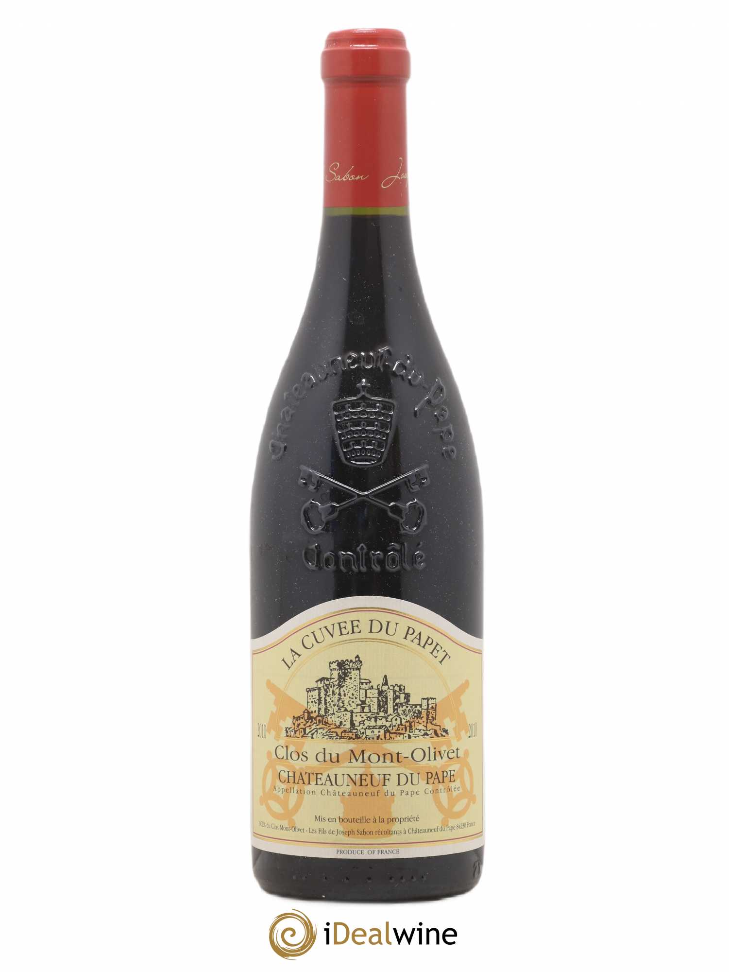 Châteauneuf-du-Pape Cuvée du Papet Clos du Mont-Olivet 2010 - Lot de 1 bouteille - 0