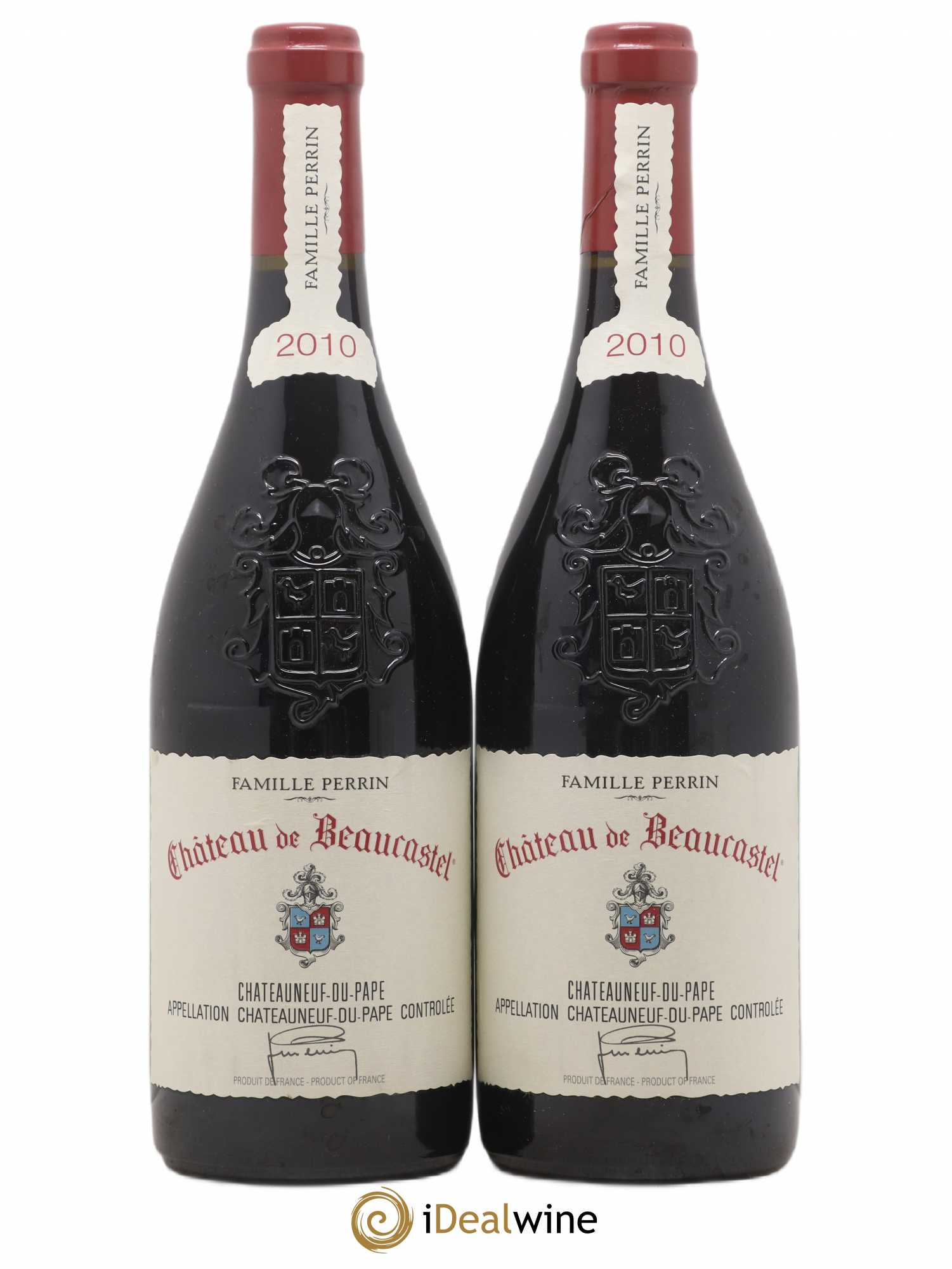 Châteauneuf-du-Pape Château de Beaucastel Famille Perrin 2010 - Lot de 2 bouteilles - 0