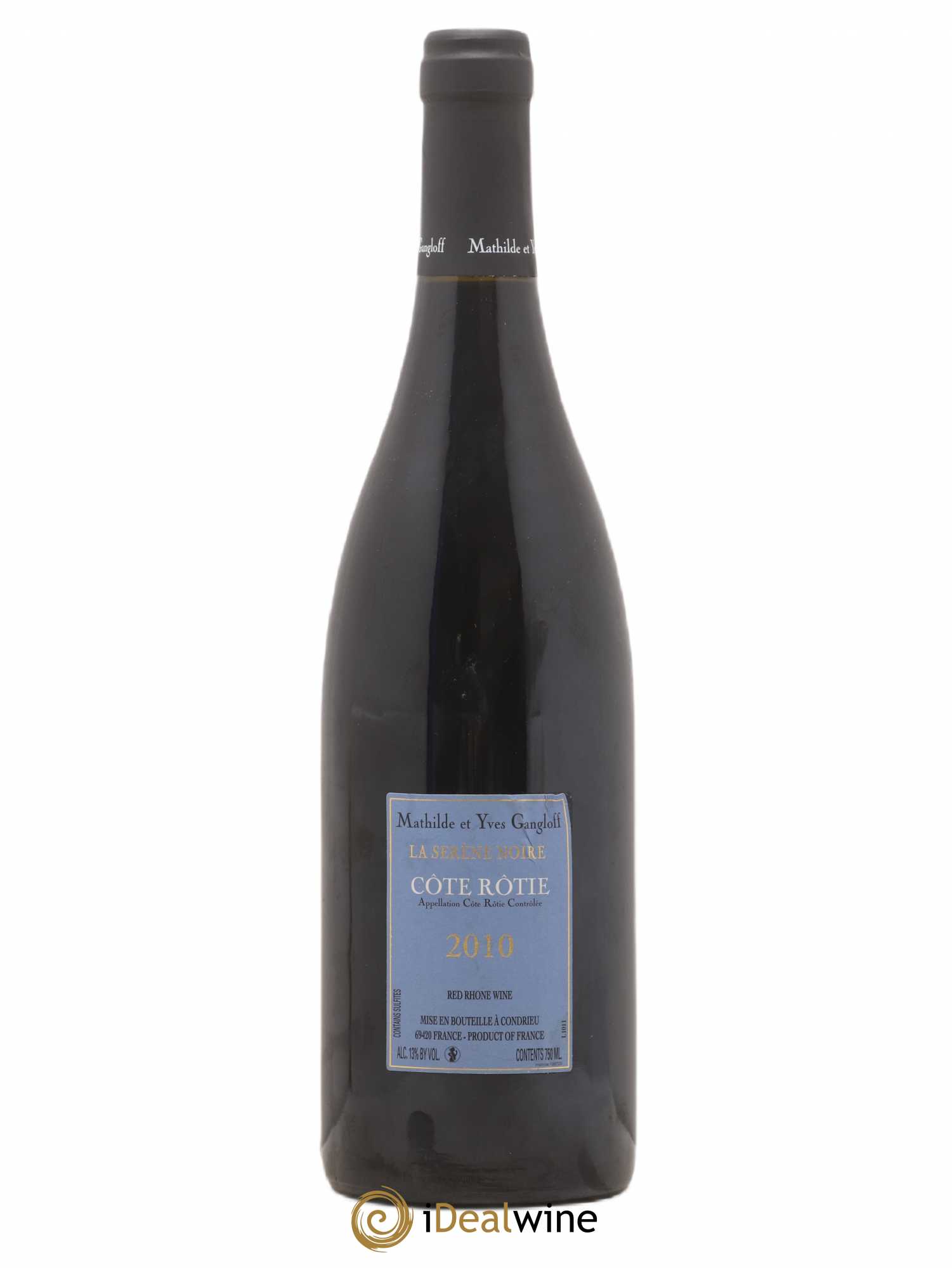 Côte-Rôtie La Sereine Noire Gangloff (Domaine) 2010 - Lot de 1 bouteille - 1