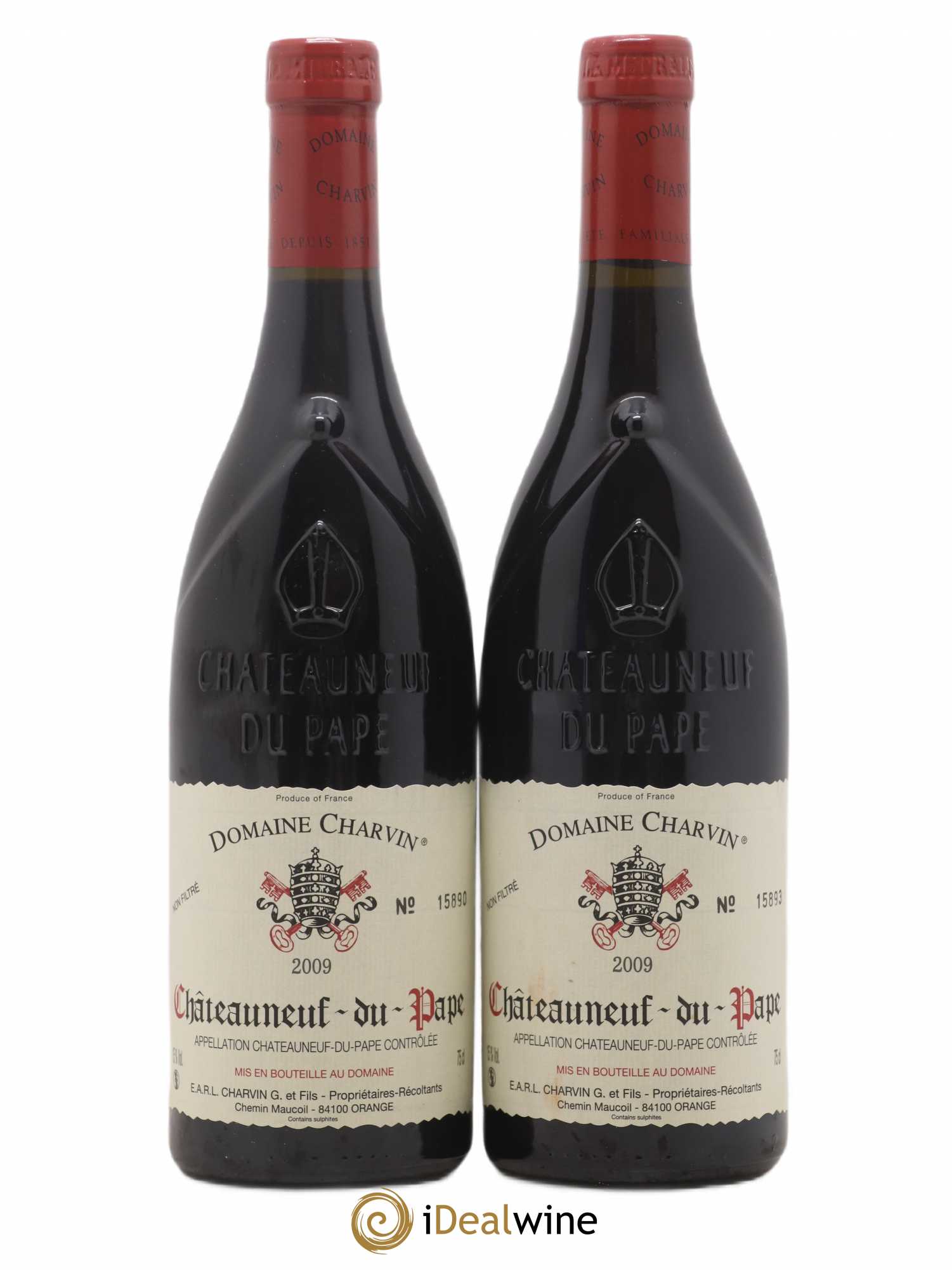 Châteauneuf-du-Pape Charvin (Domaine) 2009 - Lot de 2 bouteilles - 0