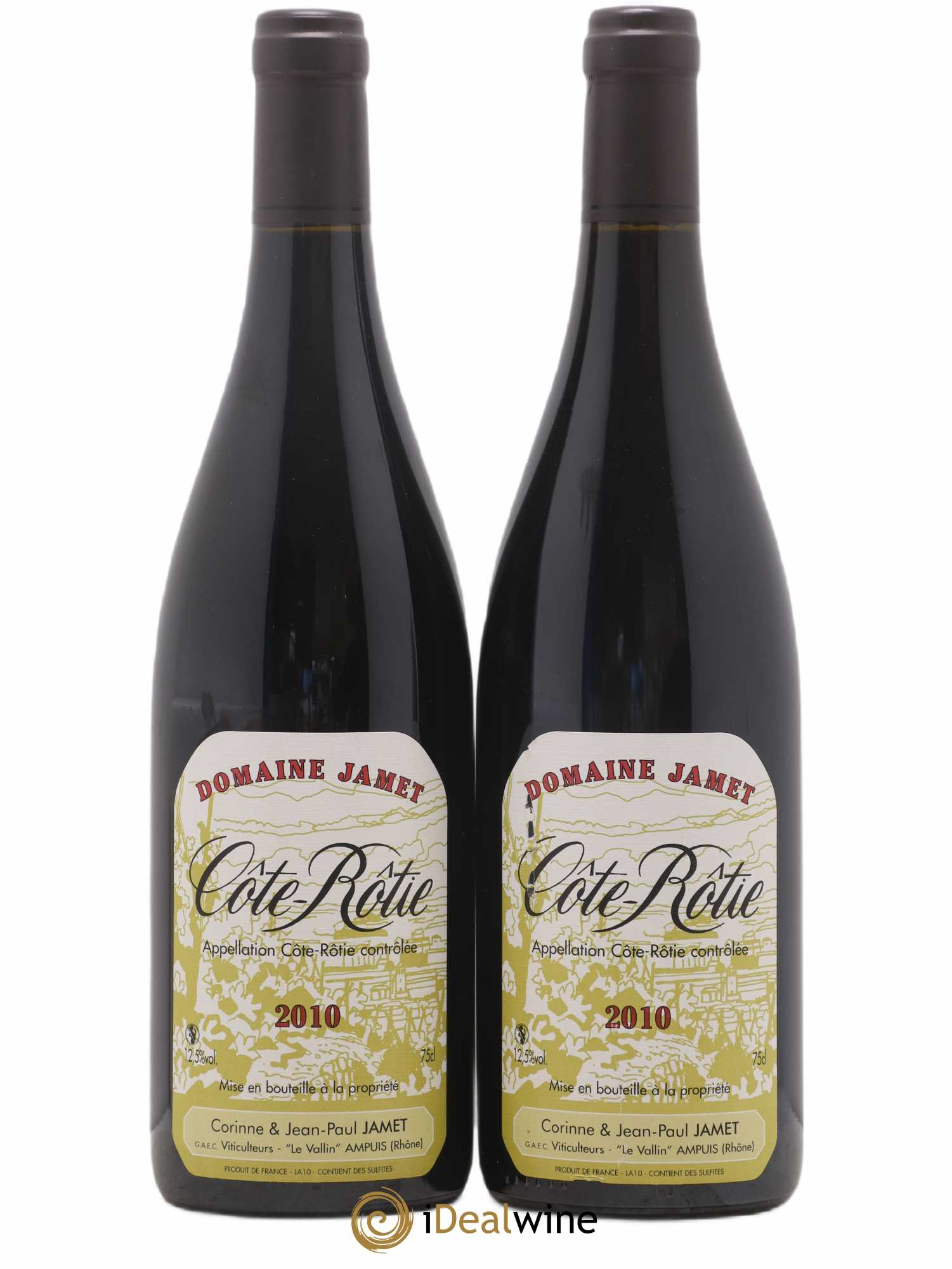 Côte-Rôtie Jamet (Domaine) 2010 - Lot de 2 bouteilles - 0
