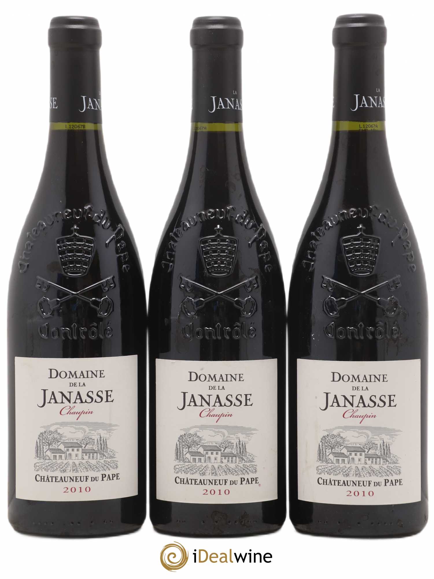 Châteauneuf-du-Pape Cuvée Chaupin La Janasse (Domaine de) 2010 - Lot de 3 bouteilles - 0