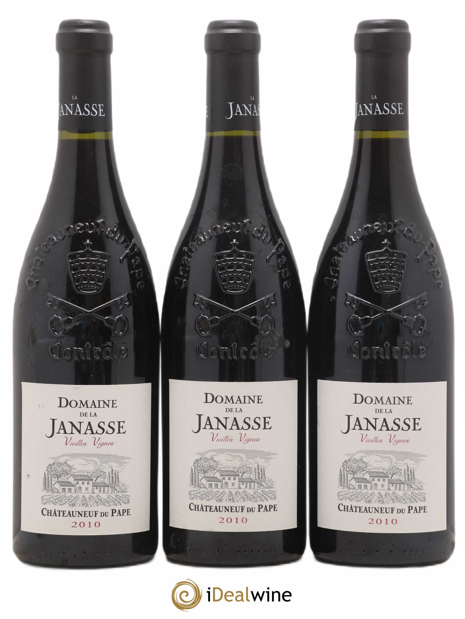 Châteauneuf-du-Pape Cuvée Vieilles Vignes La Janasse (Domaine de) 2010 - Lot de 3 bouteilles - 0