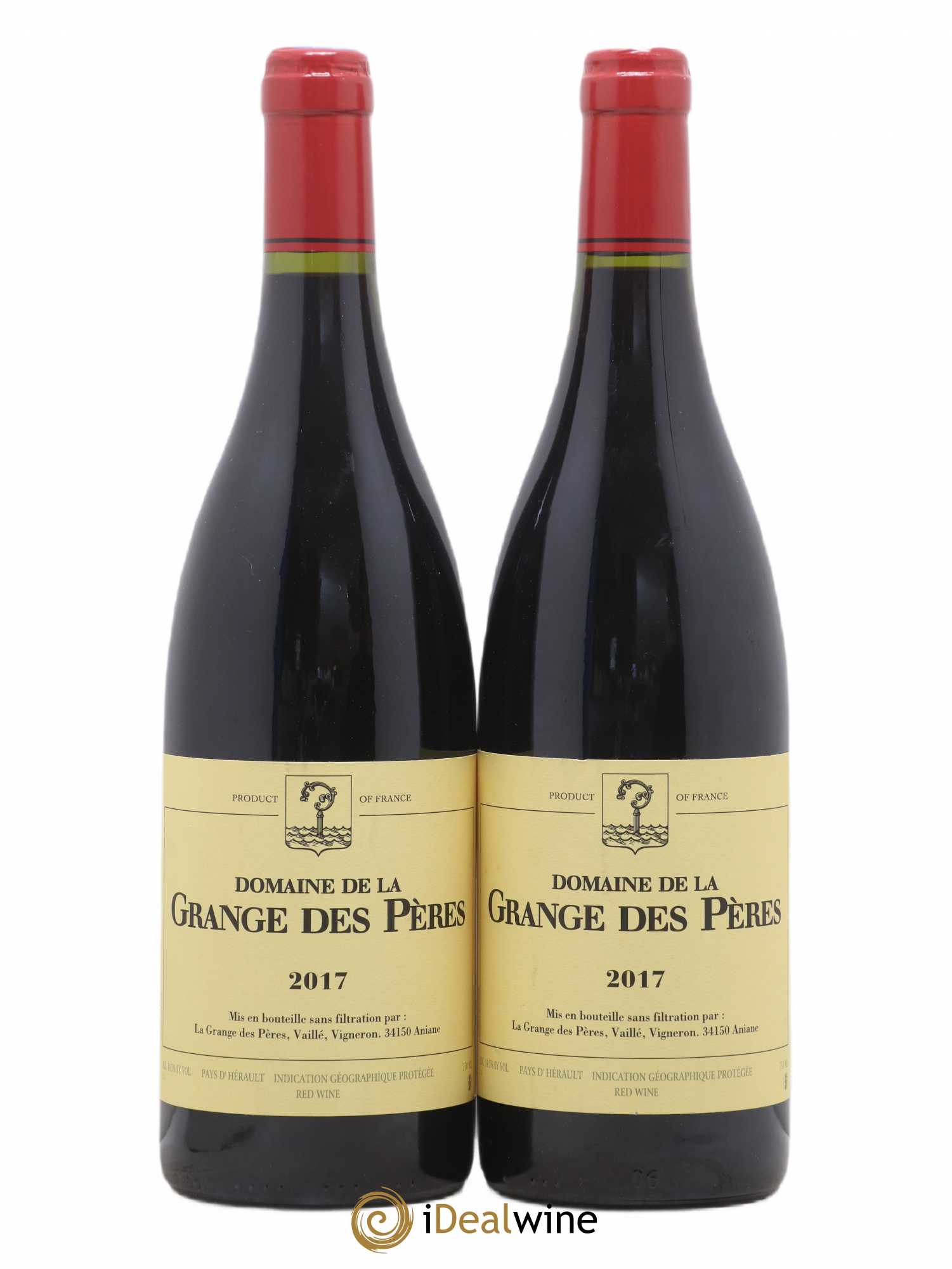 Pays d'Hérault Grange des Pères Laurent Vaillé 2017 - Lot de 2 bouteilles - 0