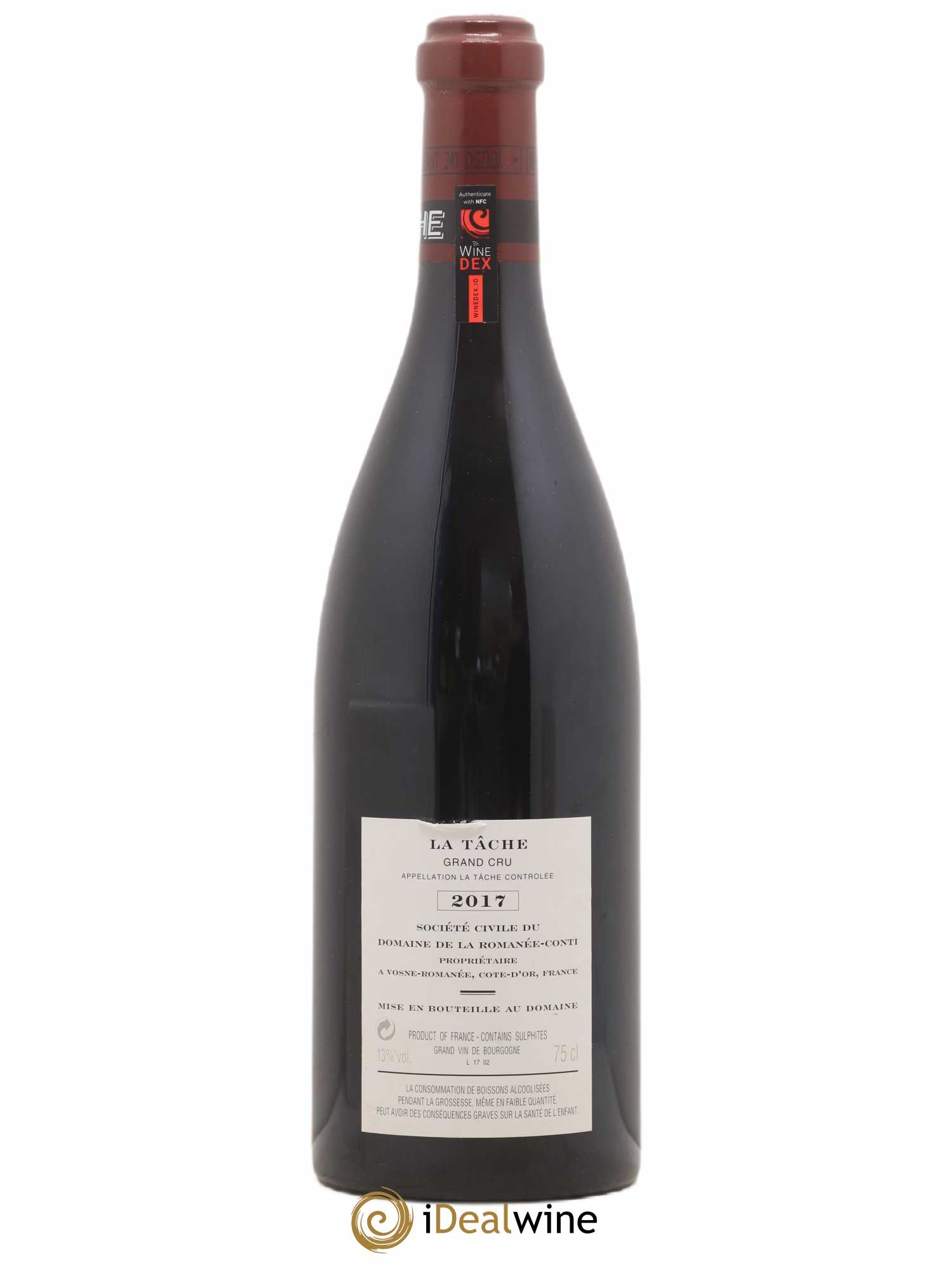 La Tâche Grand Cru Domaine de la Romanée-Conti 2017 - Lot de 1 bouteille - 1