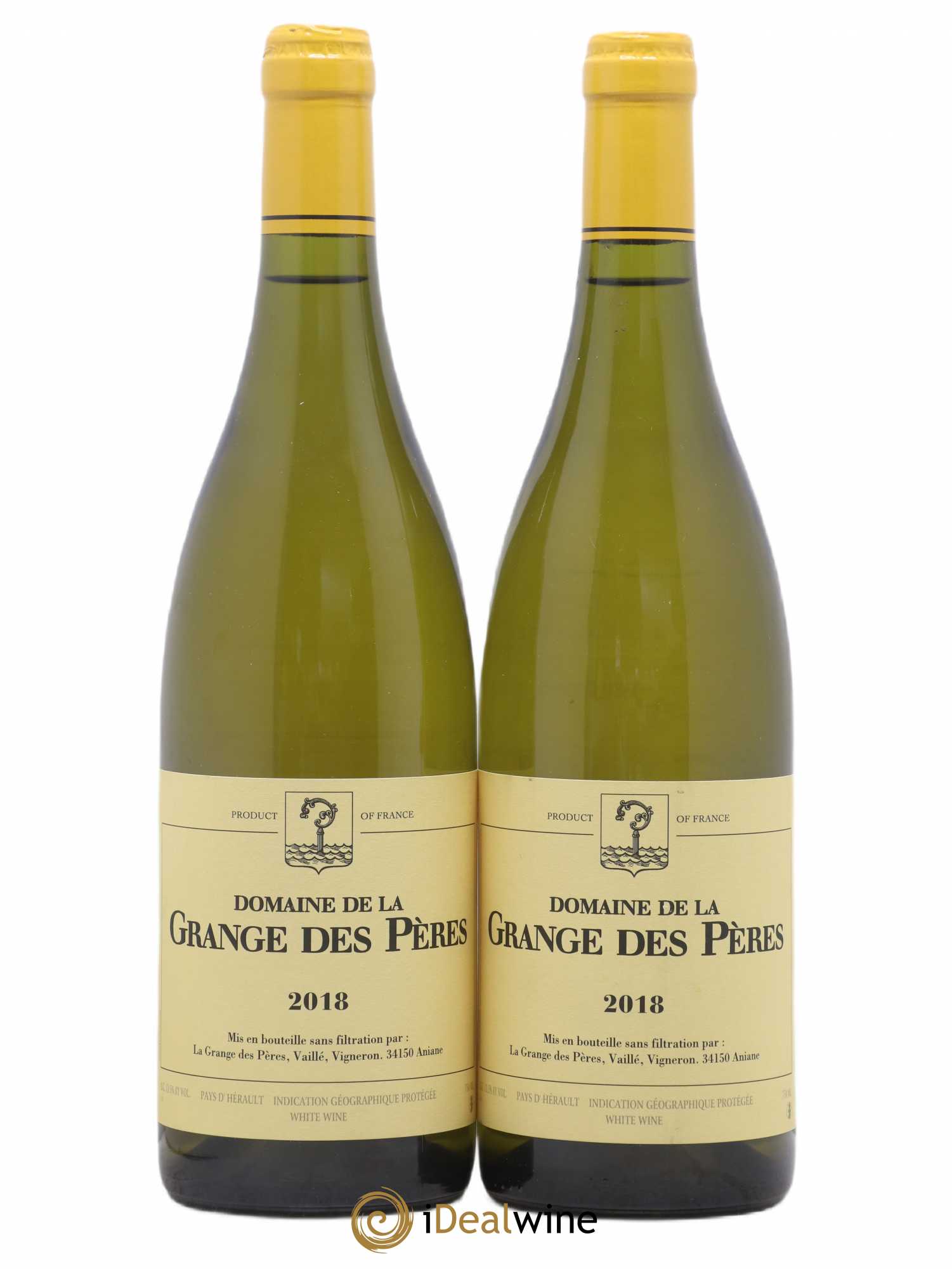 Pays d'Hérault Grange des Pères Laurent Vaillé 2018 - Lot de 2 bouteilles - 0