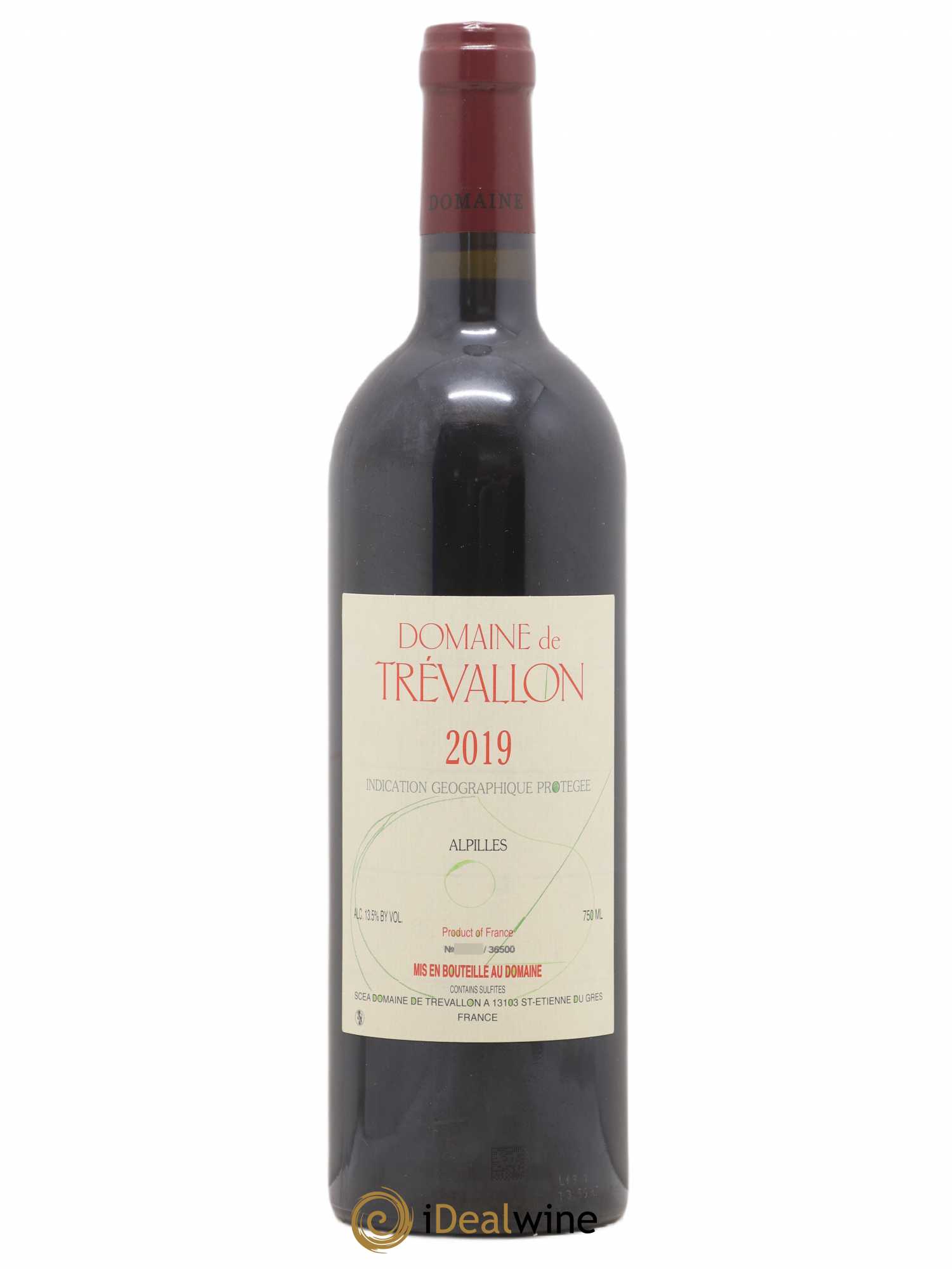 Alpilles Trévallon (Domaine de) Eloi Dürrbach 2019 - Lot de 1 bouteille - 0