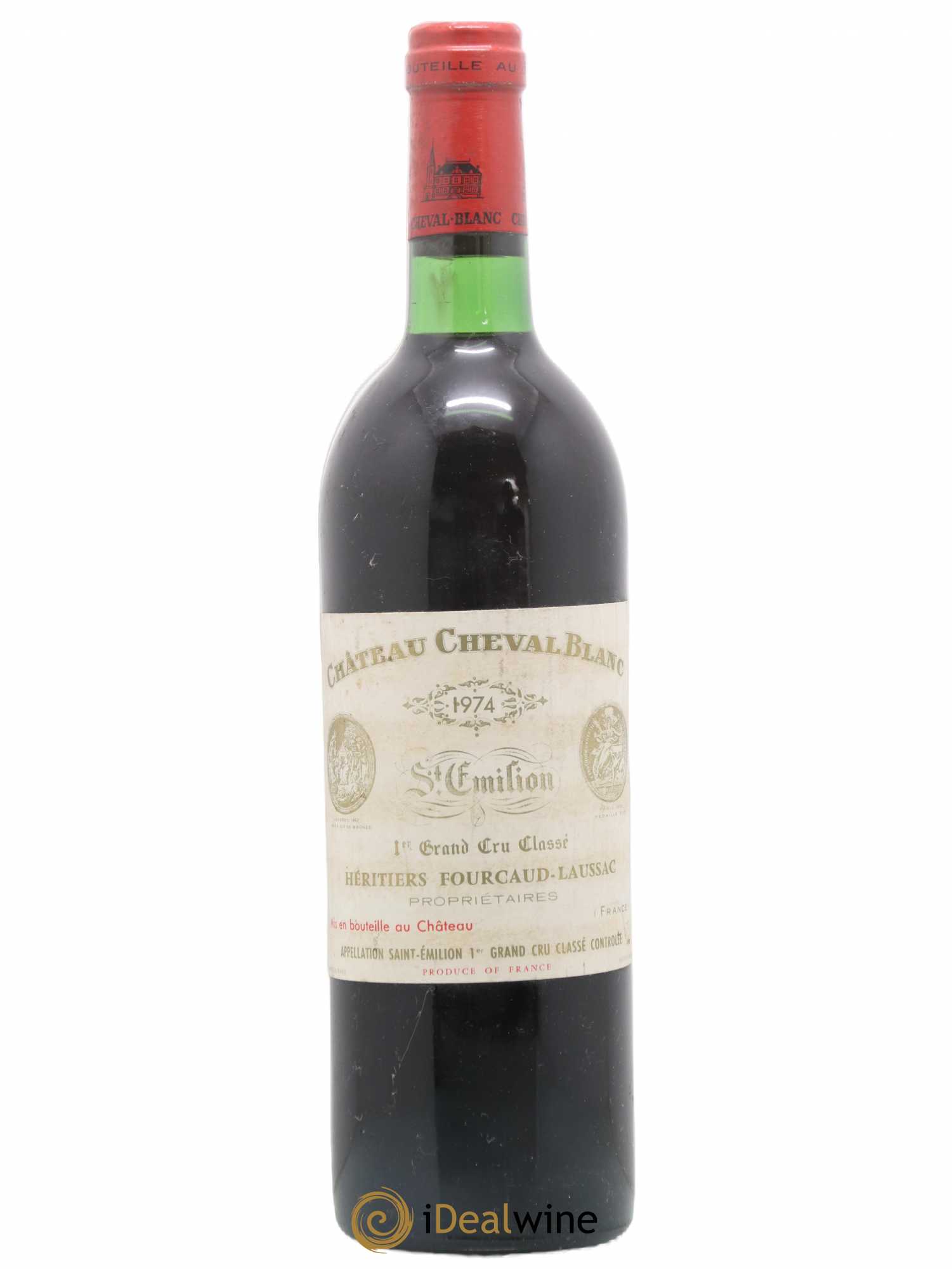 Château Cheval Blanc 1er Grand Cru Classé A 1974 - Lot de 1 bouteille - 0