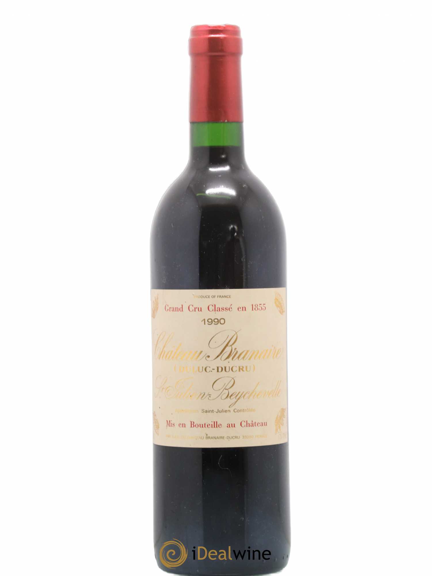 Château Branaire Ducru 4ème Grand Cru Classé 1990 - Lot de 1 bouteille - 0