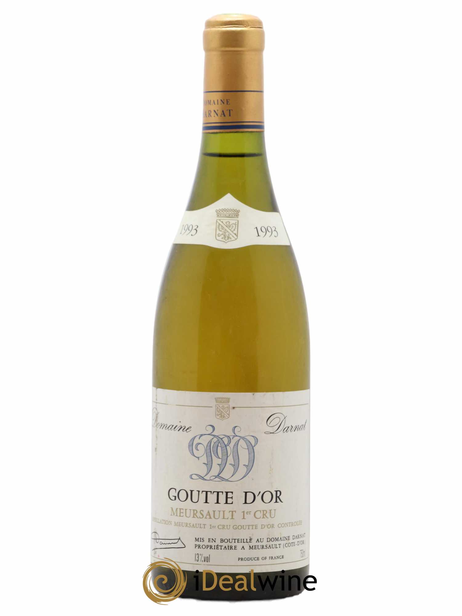 Meursault 1er Cru Goutte d'Or Henri Darnat 1993 - Lot de 1 bouteille - 0