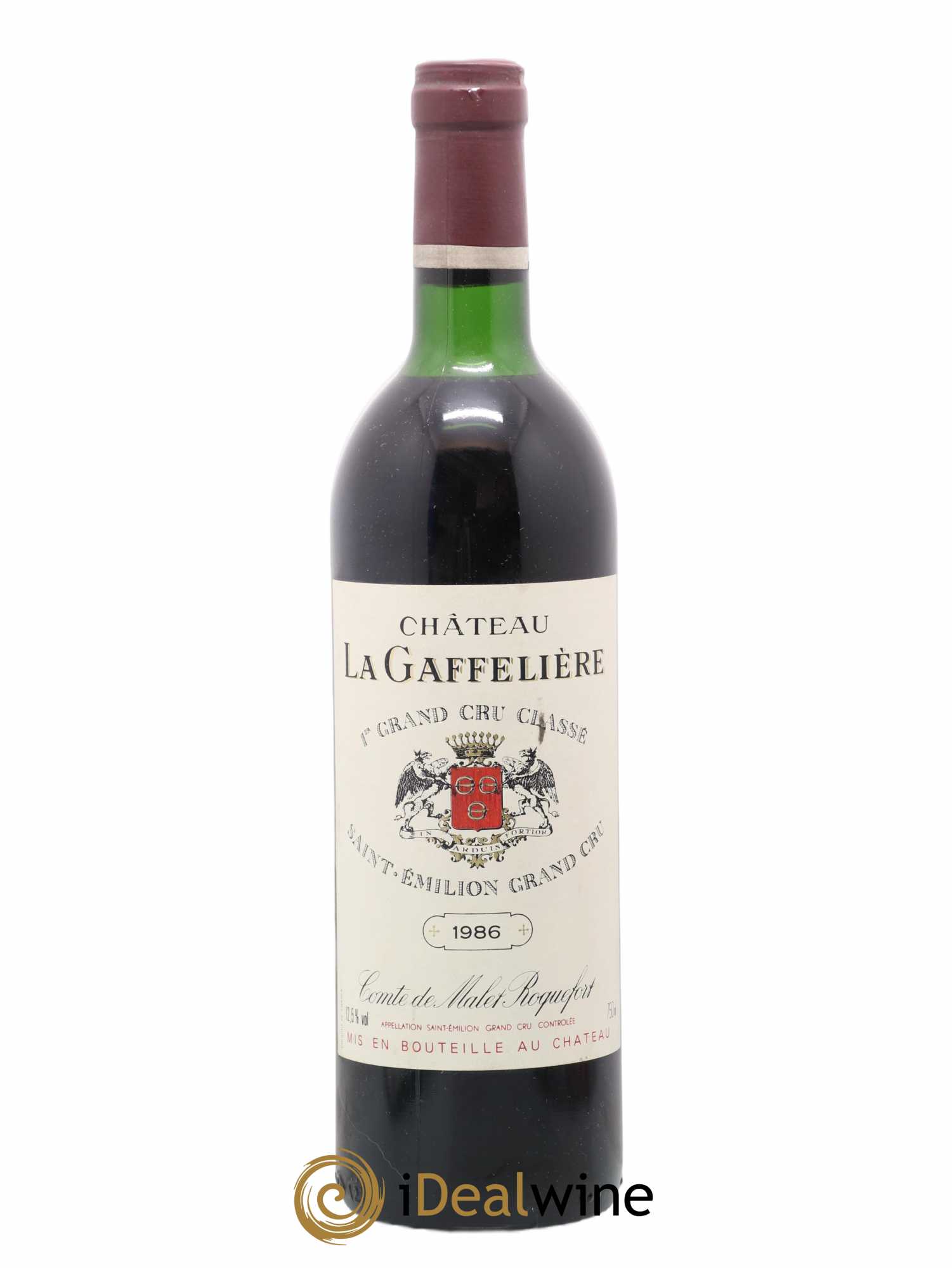 Château la Gaffelière 1er Grand Cru Classé B 1986 - Lot de 1 bouteille - 0
