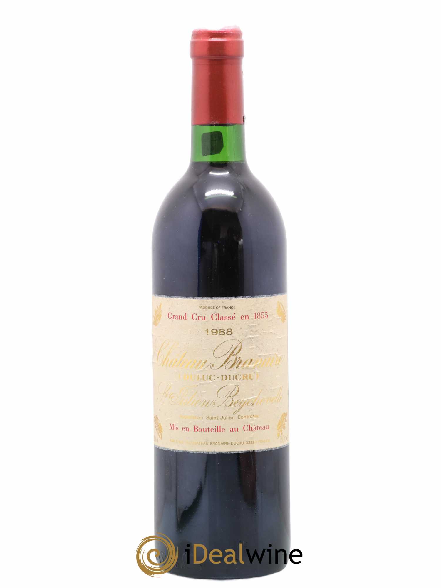 Château Branaire Ducru 4ème Grand Cru Classé 1988 - Lot de 1 bouteille - 0