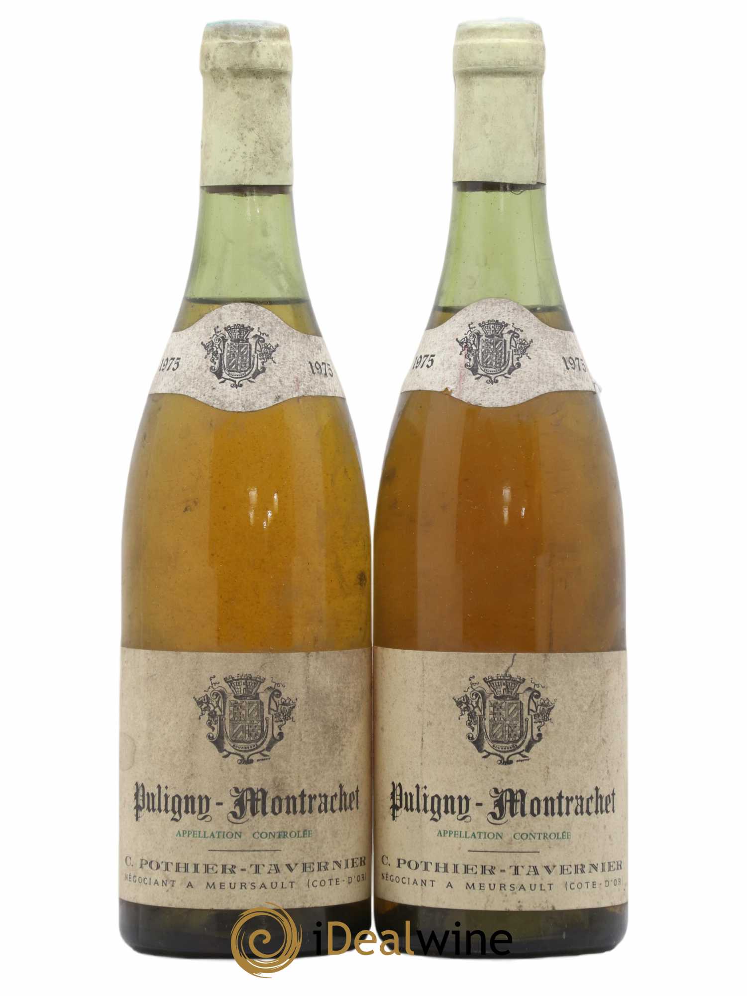 Puligny-Montrachet Pothier Tavernier 1975 - Posten von 2 Flaschen - 0