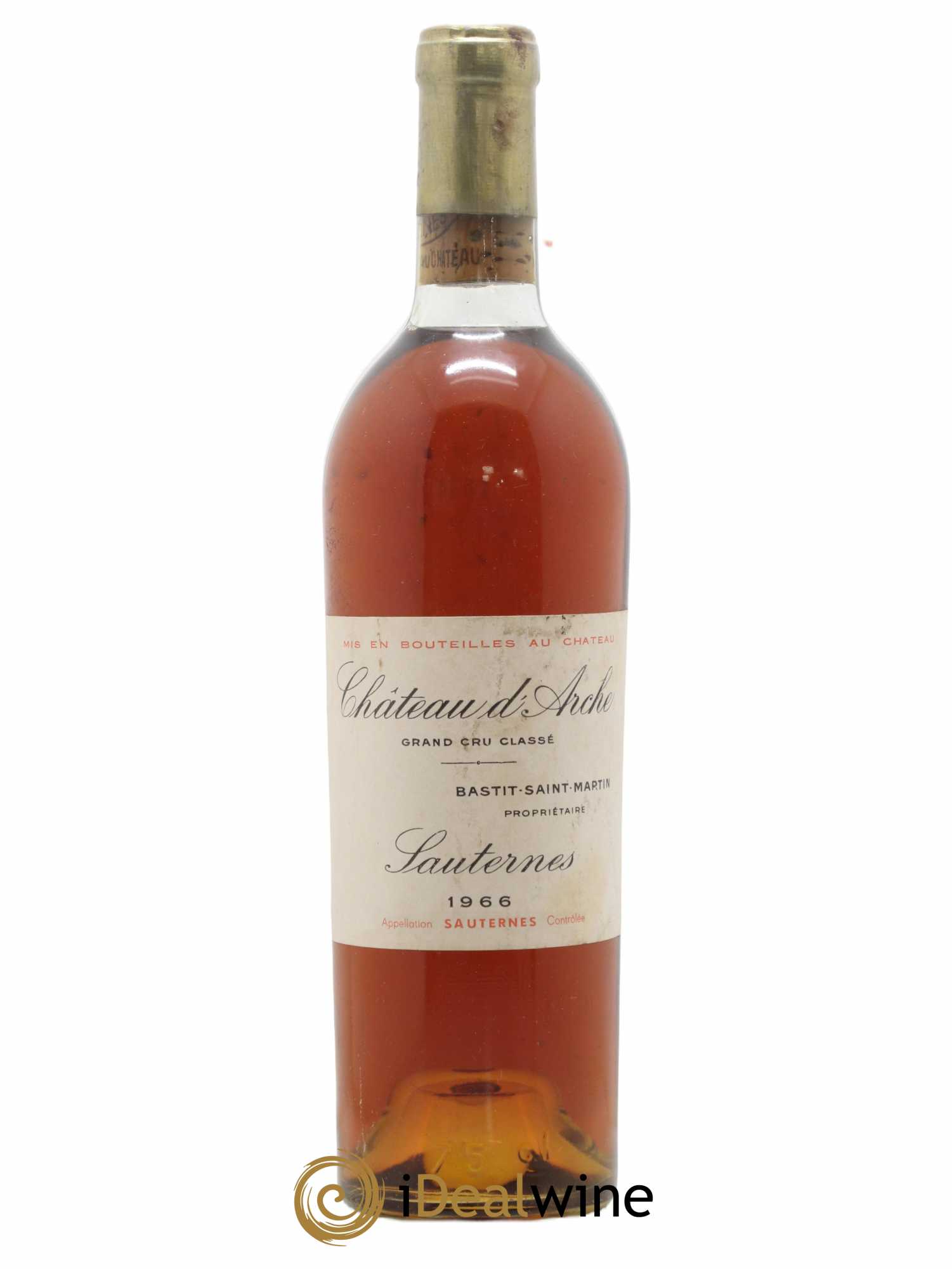 Château d' Arche 2ème Grand Cru Classé 1966 - Lot of 1 bottle - 0