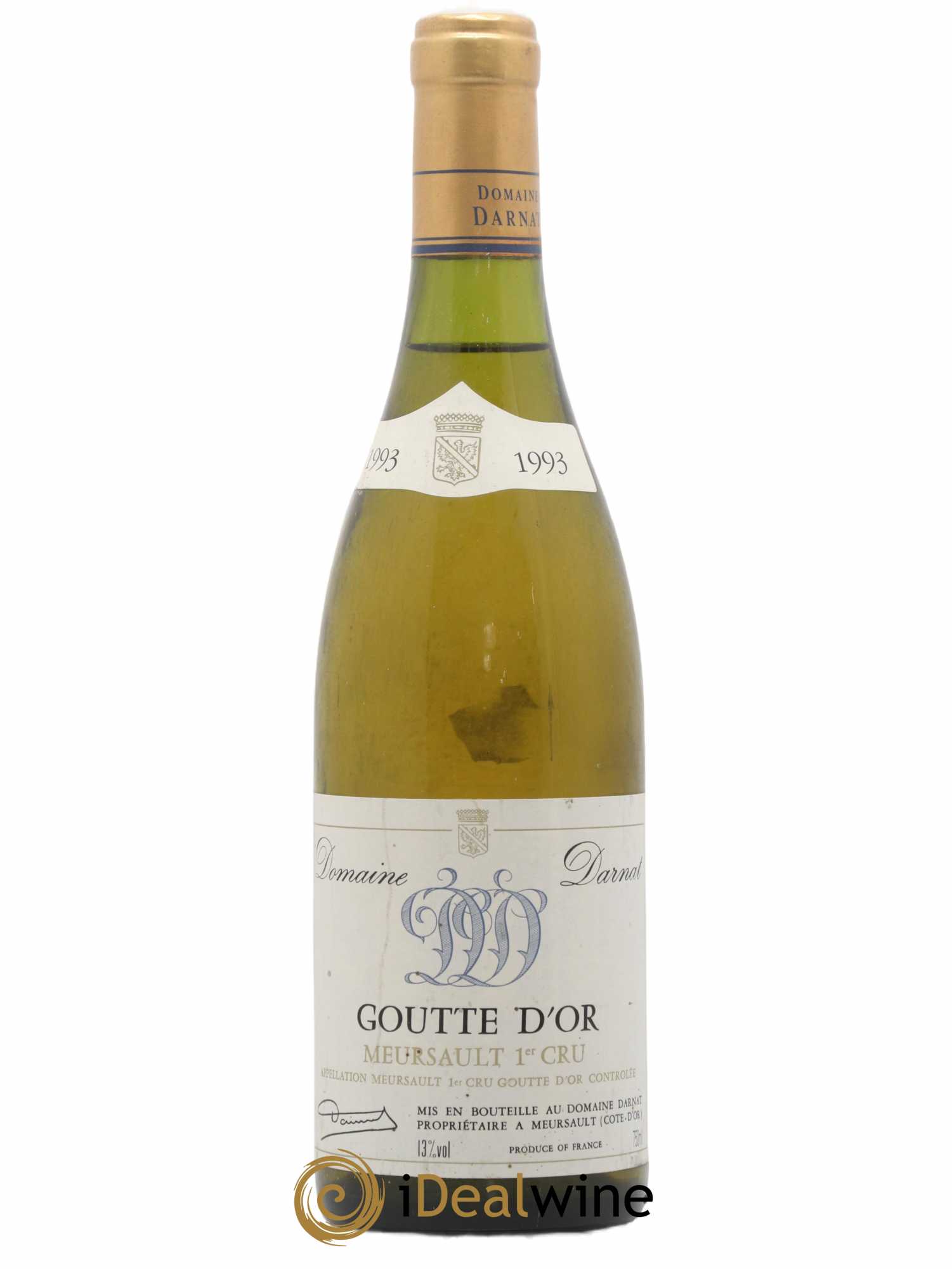 Meursault 1er Cru Goutte d'Or Henri Darnat 1993 - Lot de 1 bouteille - 0