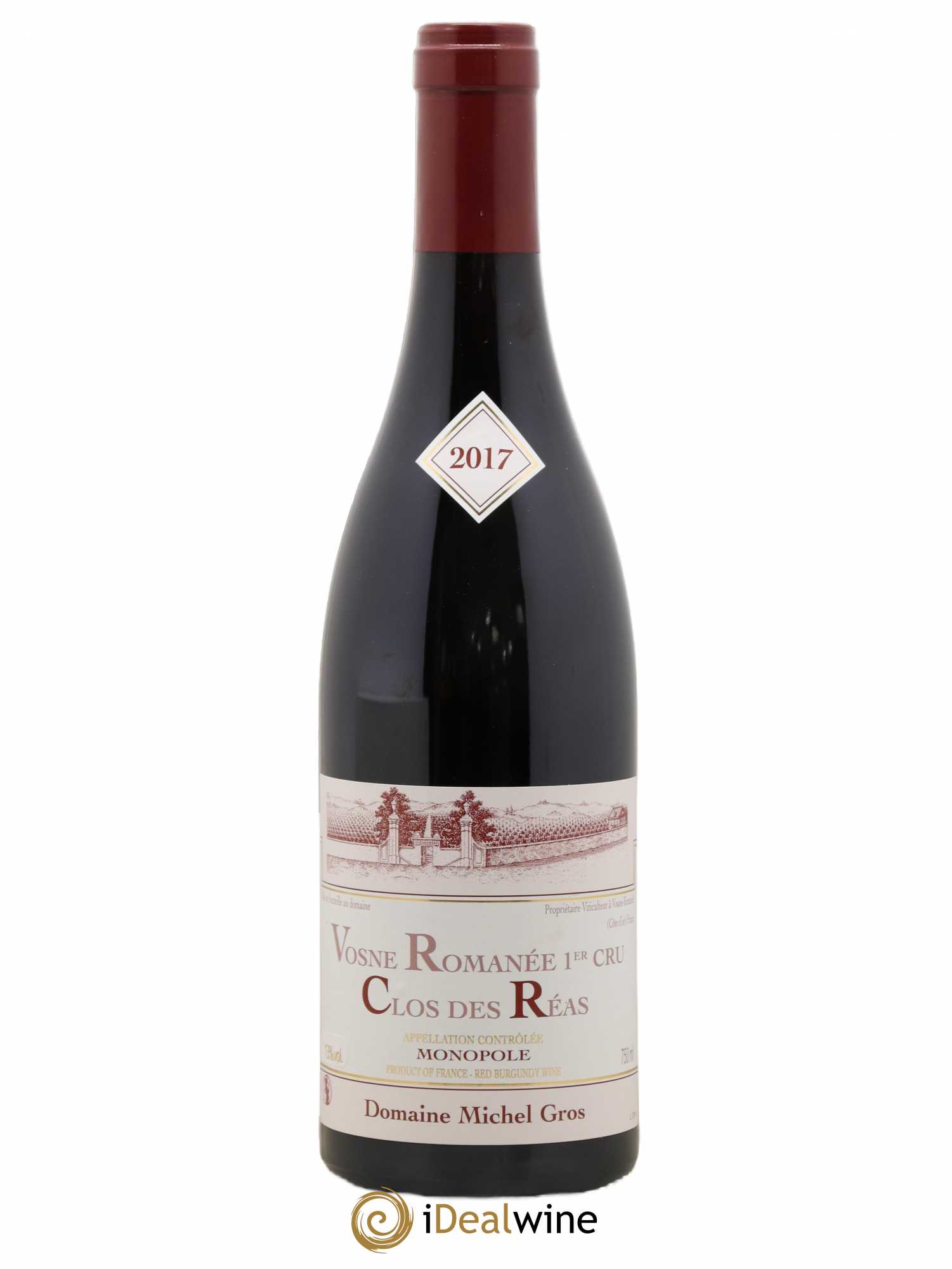 Vosne-Romanée 1er Cru Clos des Réas Michel Gros 2017 - Lot de 1 bouteille - 0