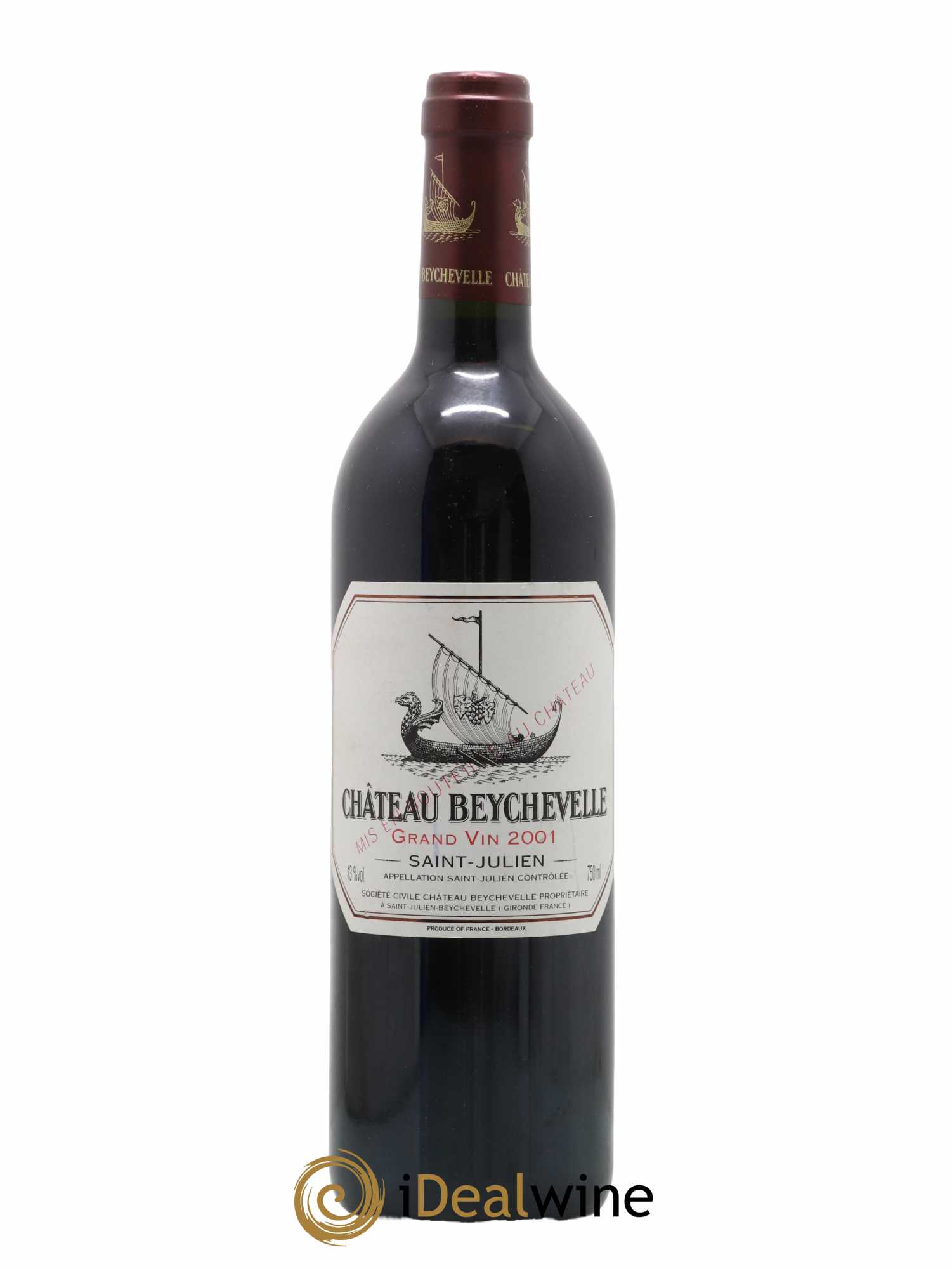 Château Beychevelle 4ème Grand Cru Classé 2001 - Lot de 1 bouteille - 0