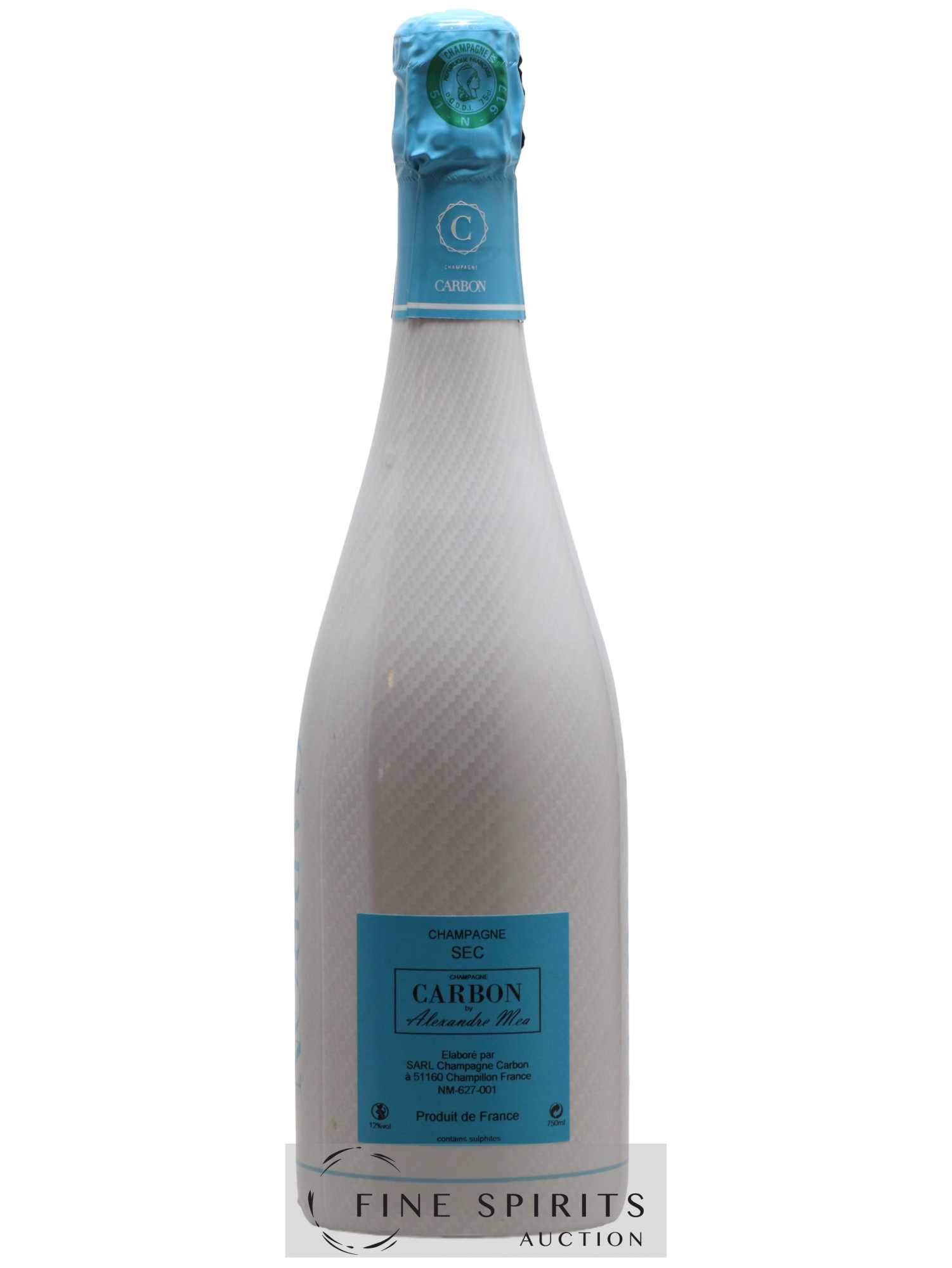 Champagne Sec Carbon White Alexandre Mea - Lot of 1 bottle - 1