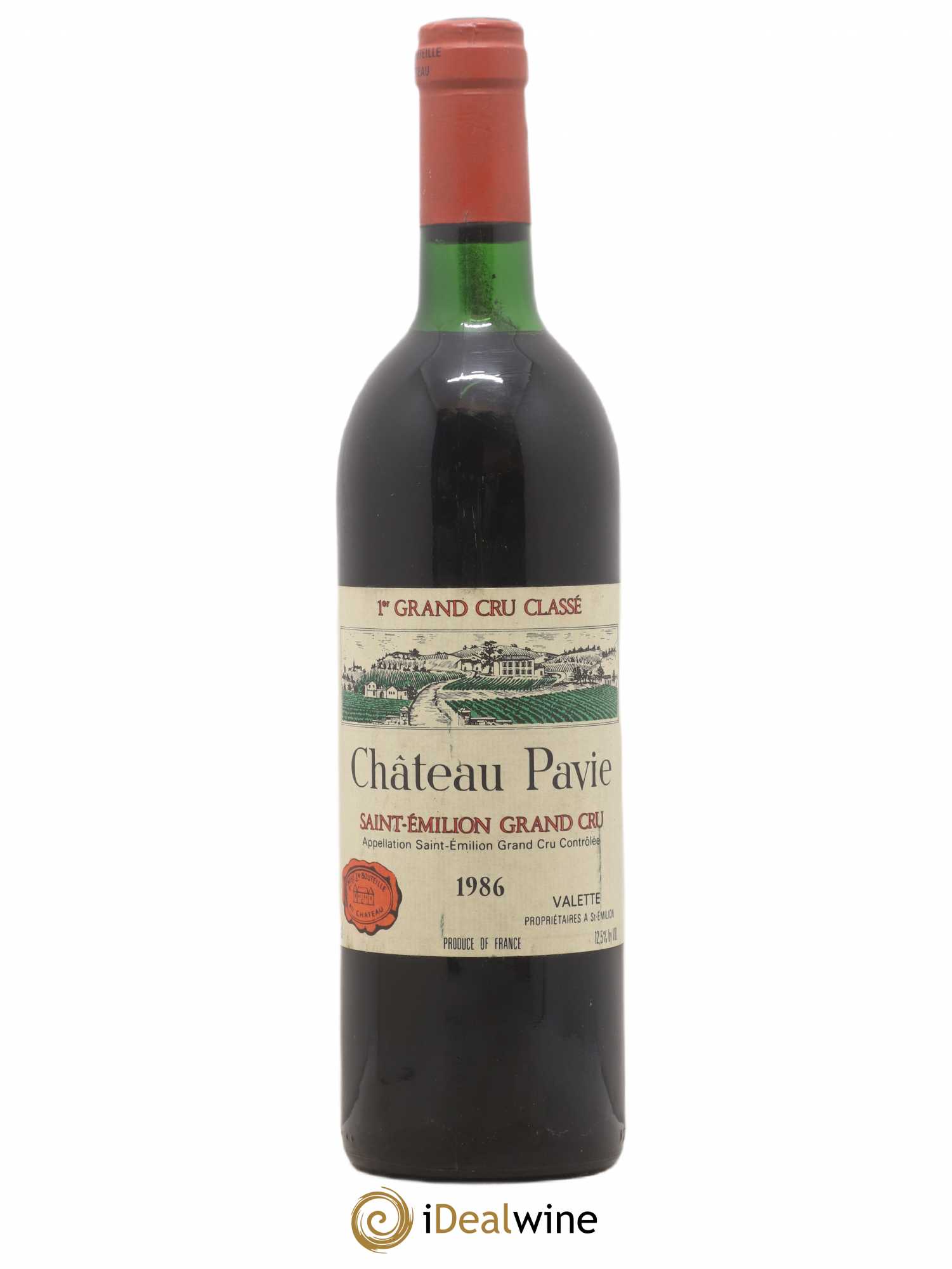 Château Pavie 1er Grand Cru Classé A 1986 - Lot de 1 bouteille - 0