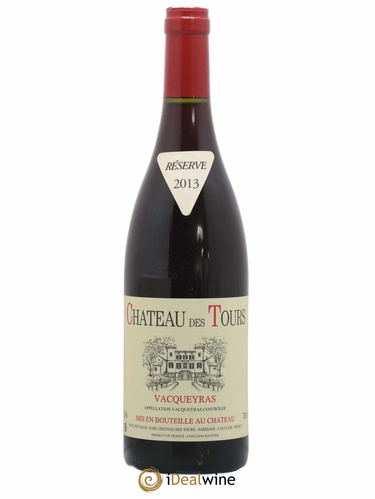 Vacqueyras Château des Tours Emmanuel Reynaud 2013 - Lot de 1 bouteille - 0