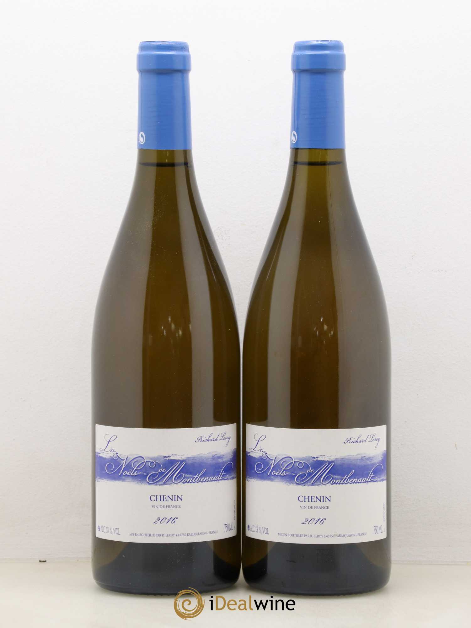 Vin de France Les Noëls de Montbenault Richard Leroy 2016 - Lot de 2 bouteilles - 0