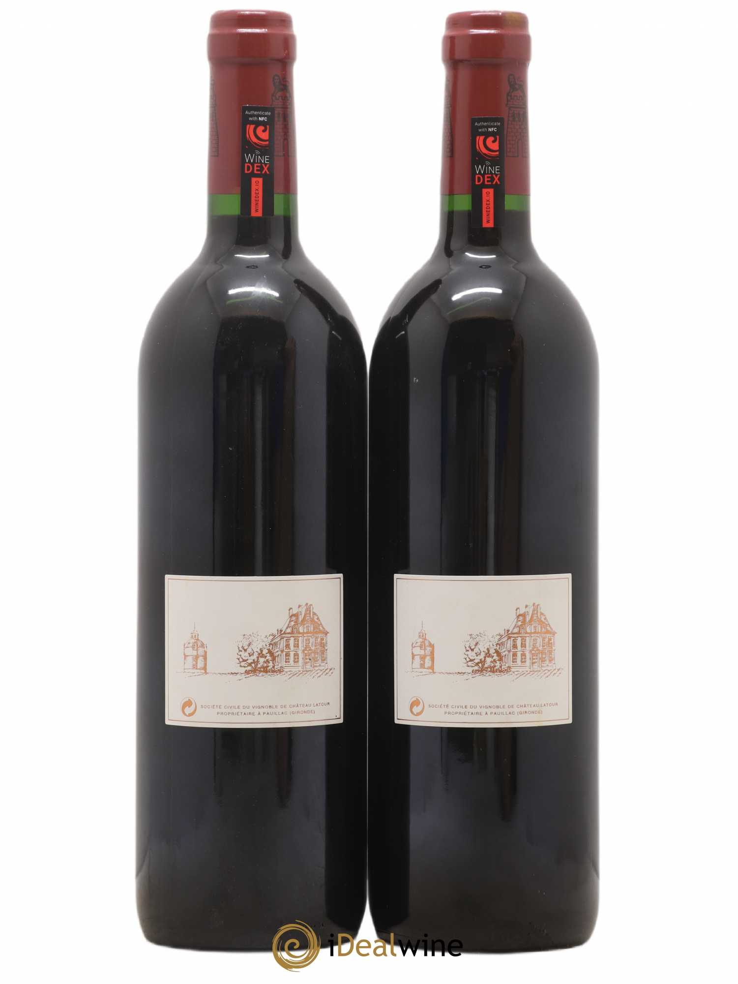 Château Latour 1er Grand Cru Classé 1996 - Lot de 2 bouteilles - 1