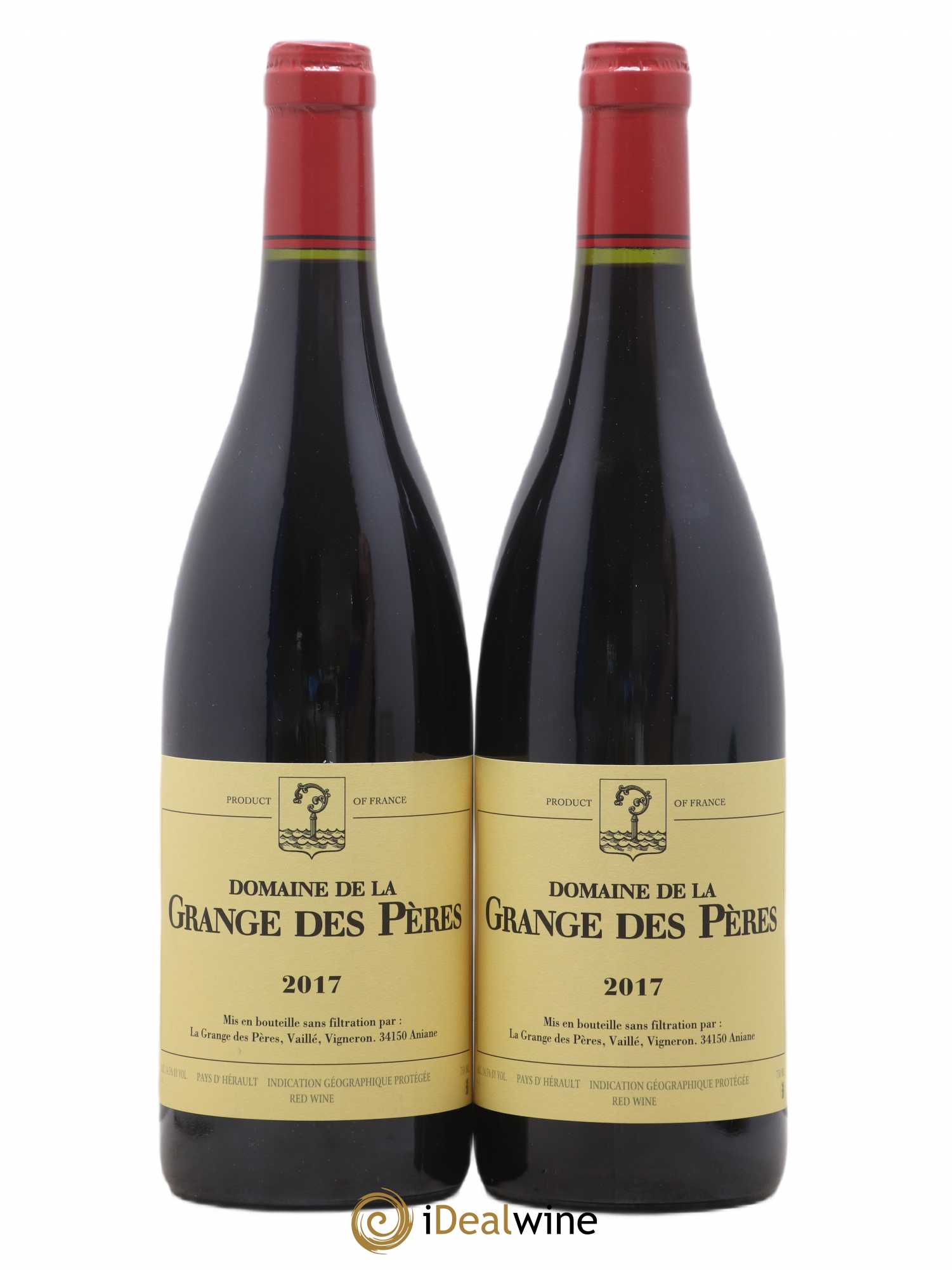Pays d'Hérault Grange des Pères Laurent Vaillé 2017 - Lot de 2 bouteilles - 0