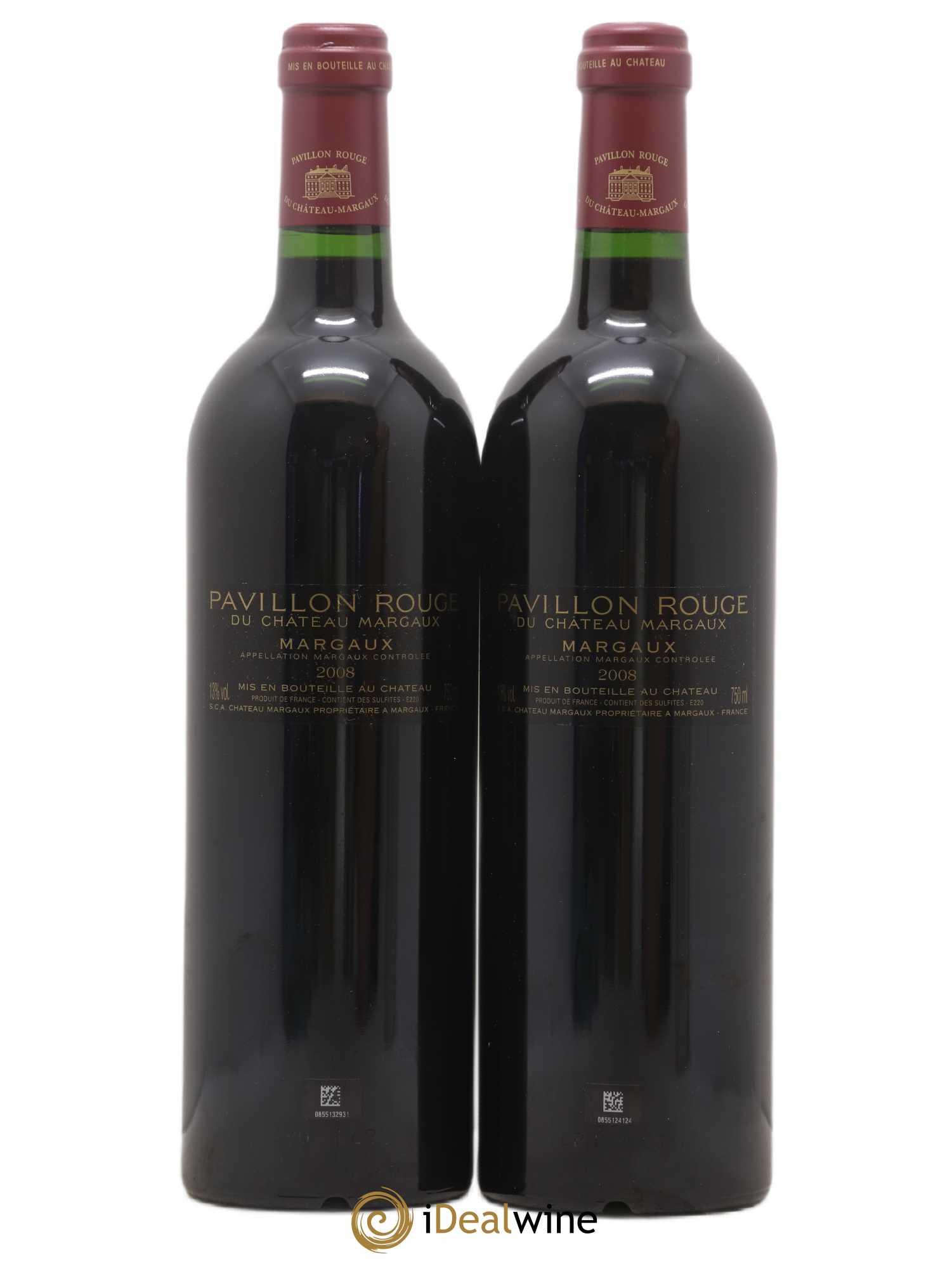 Pavillon Rouge du Château Margaux Second Vin 2008 - Lot de 2 bouteilles - 1