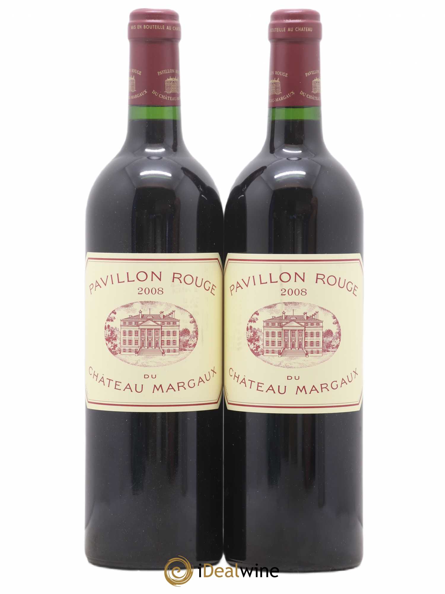 Pavillon Rouge du Château Margaux Second Vin 2008 - Lot de 2 bouteilles - 0
