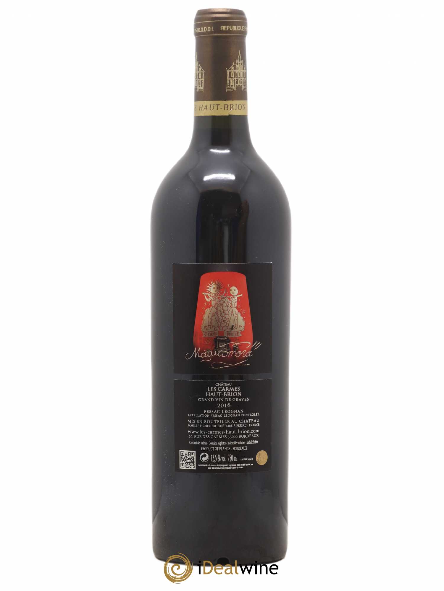 Château Les Carmes Haut-Brion 2016 - Lot de 1 bouteille - 1